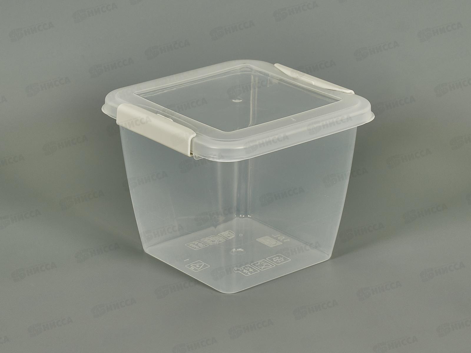 Контейнер д/прод. &quotHELSINKI&quot 1л квадрат с защ РТ501010999 *20