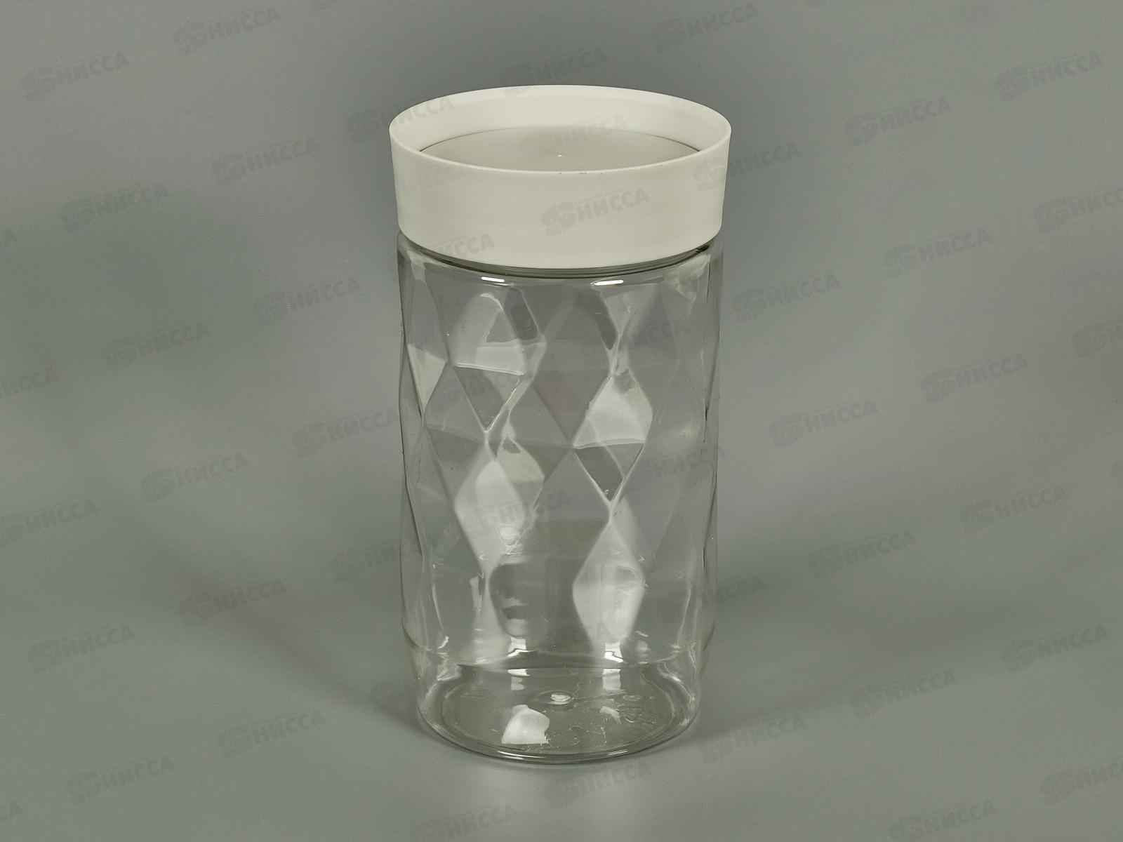 Банка д/сып прод 1л &quotPlast Team&quot пепельный жемчуг РТ170210024