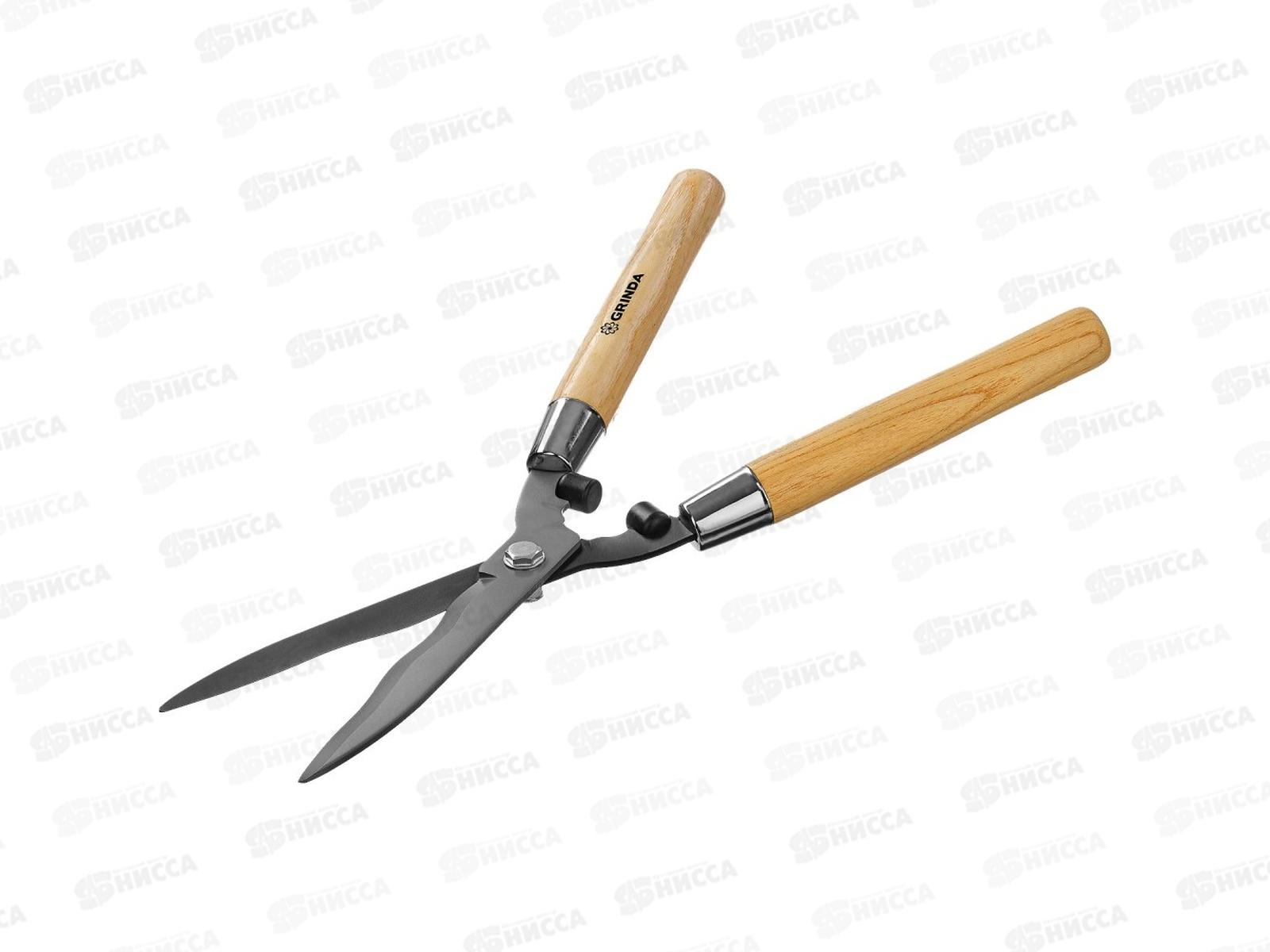 Кусторез GRINDA WH500 длина 500мм, закаленные лезвия, деревянные ручки