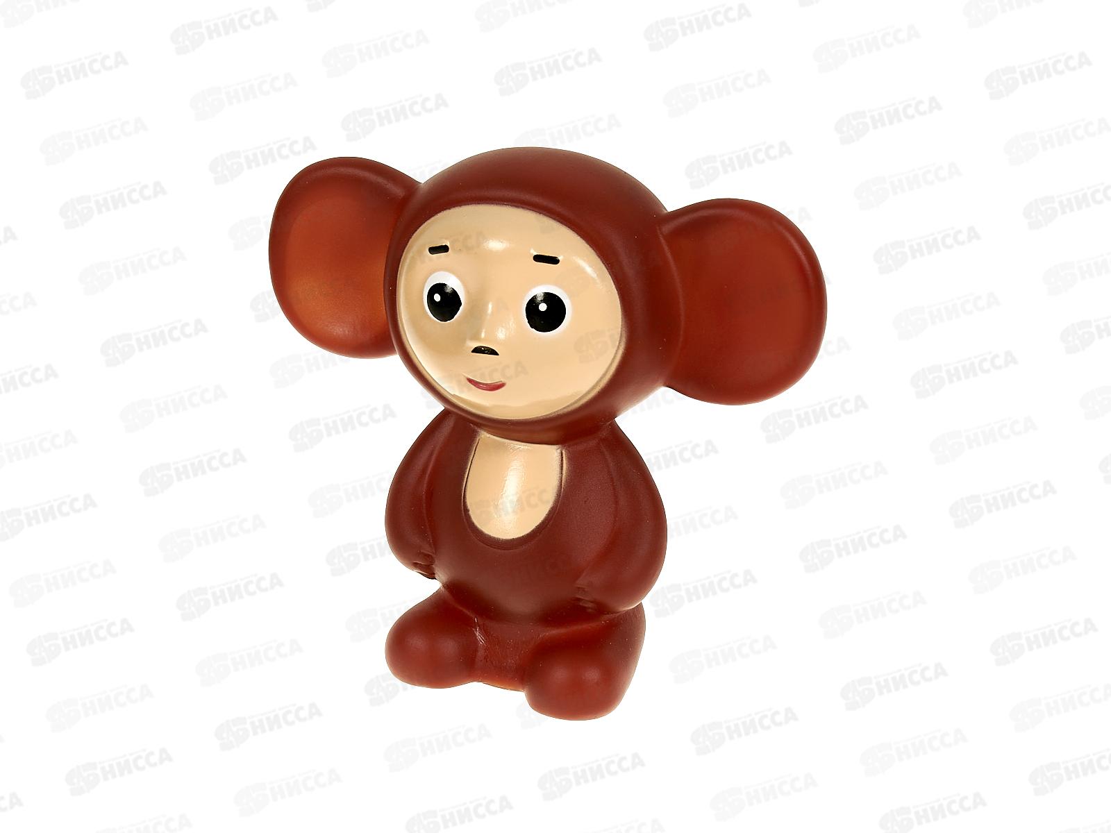 Игрушка пластизоль для ванны Чебурашка, в сетке, YF-5R-LK-3-WOD