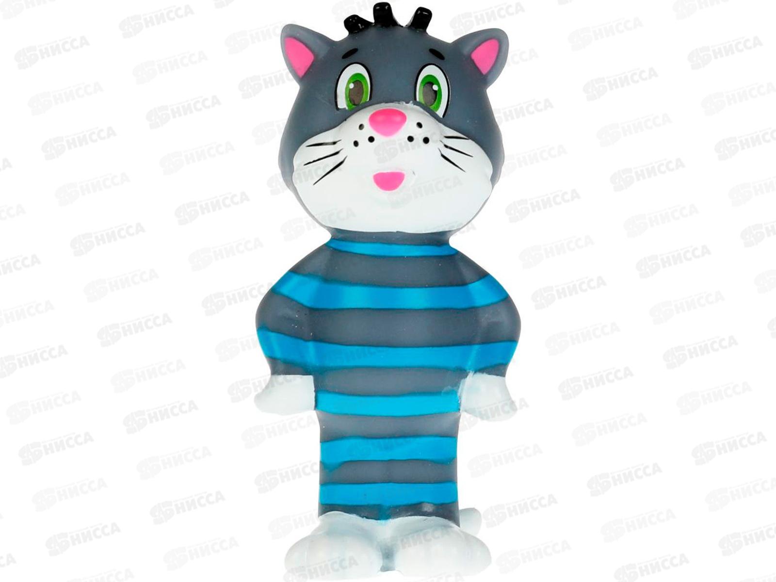 Игрушка пластизоль для ванны Матроскин, в сетке, YF-33R-LK