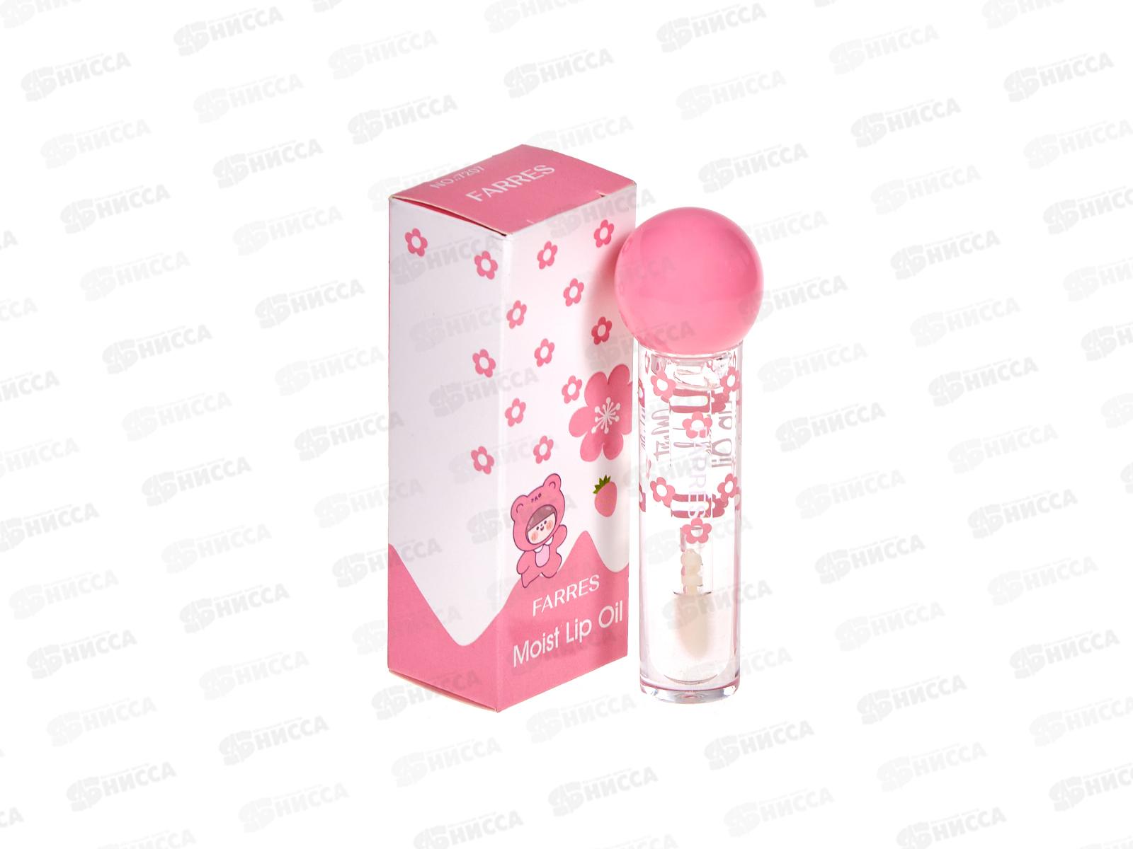 Farres Блеск-масло для губ Жидкое стекло M.L.O. 7207-01 Клубника *24