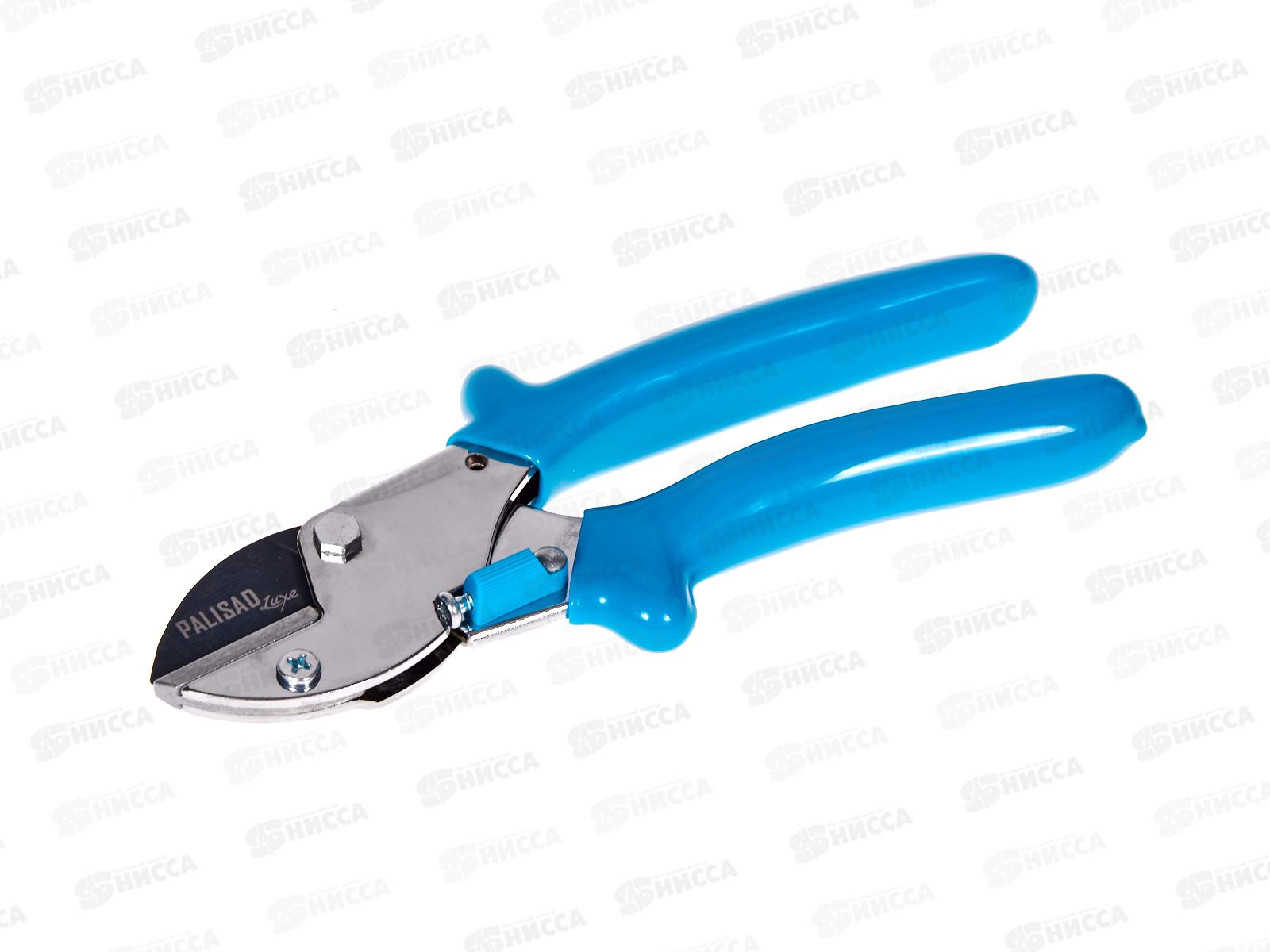 Секатор с наковальней, 170мм, усиленный, рукоятки в ПВХ-оболочке/Palisad 605235