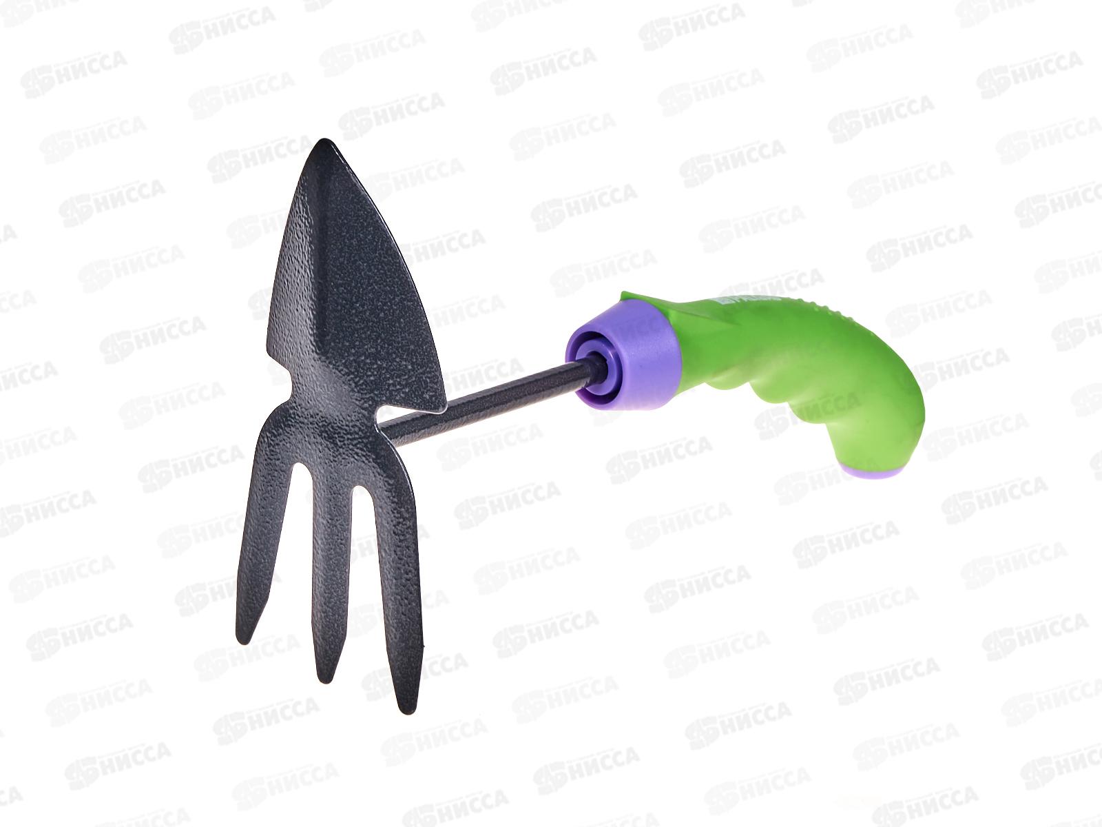 Мотыжка комбиниров., 75х260мм, стальная обрез. рукоятка, 62377/Palisad