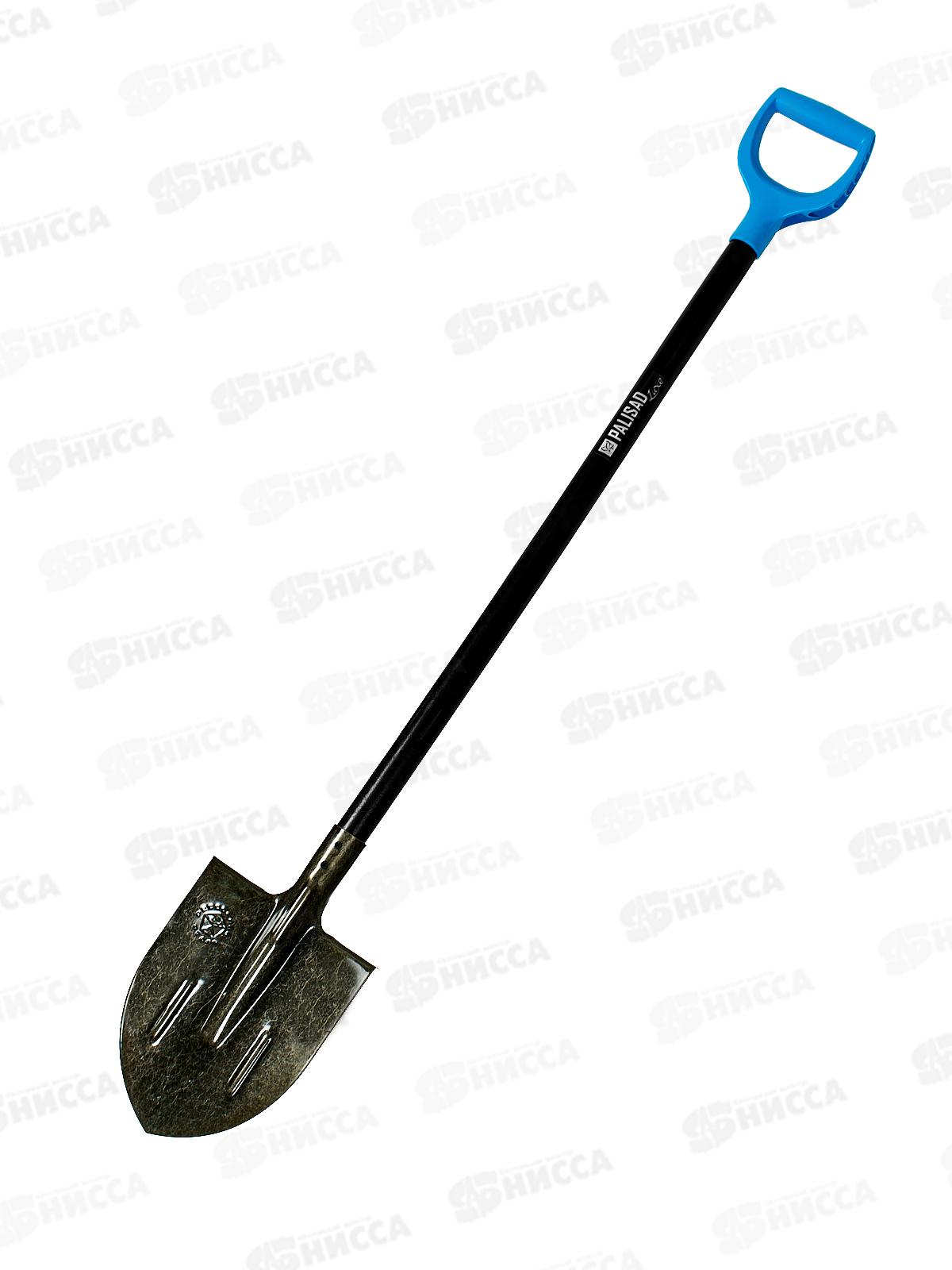 Лопата штыковая 210х270х11350мм, ребра жесткости, черенок, LUXE, 61301