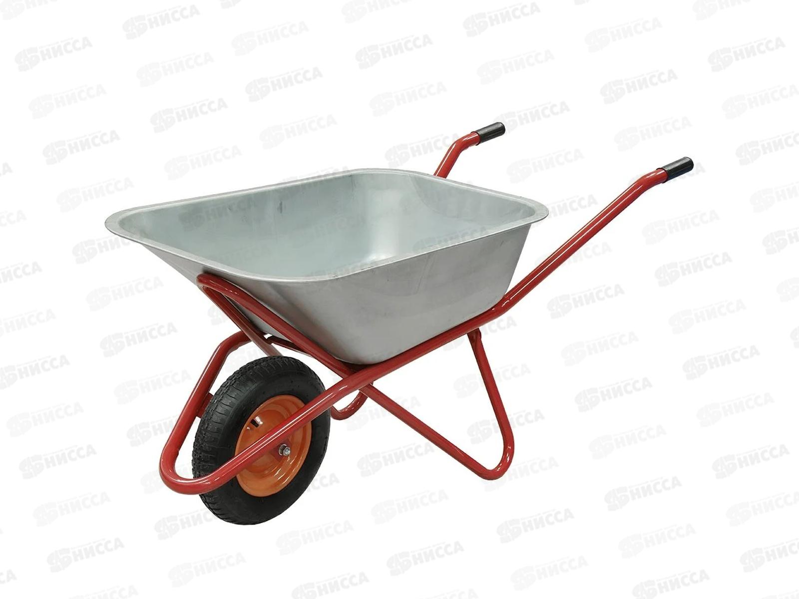 Тачка строительная 1-кол.WB5009M1/118  БТМ 200кг, синяя КФ (синий квадрат)