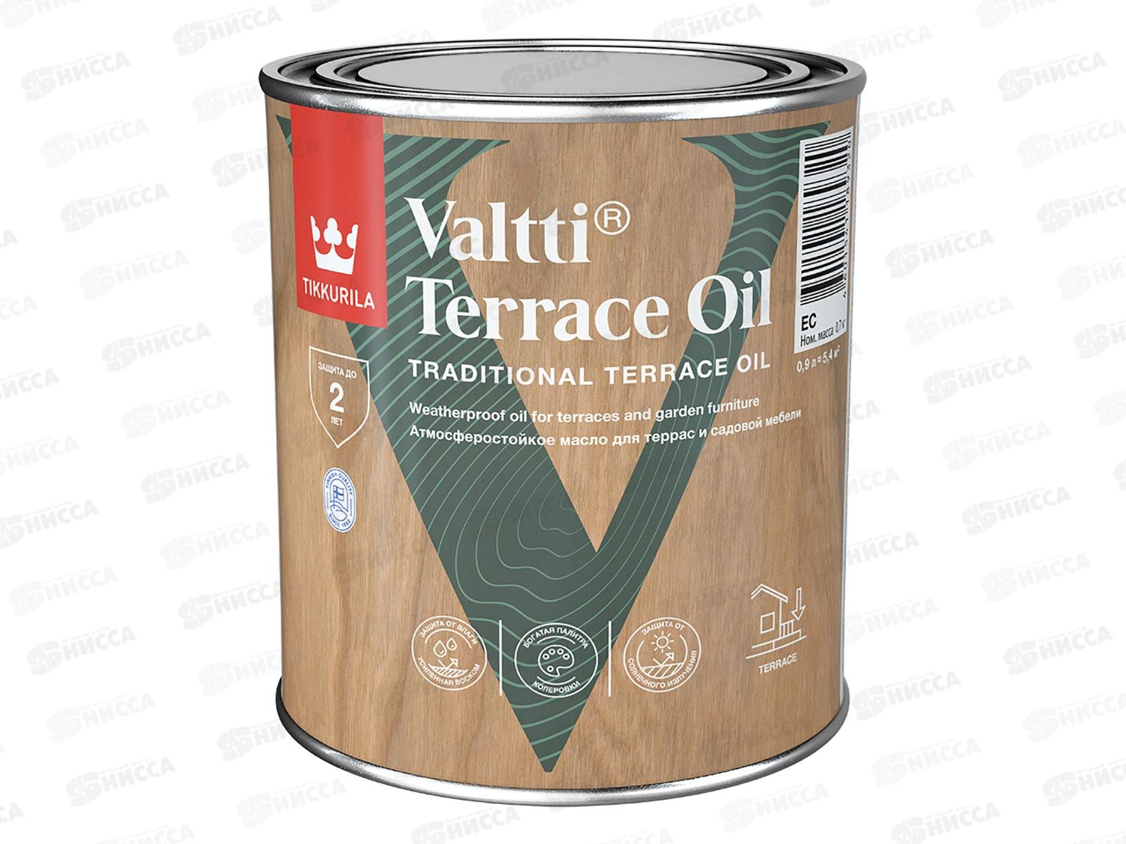 Масло для террас Valtti Terrace Oil EC 0,9л *1/6