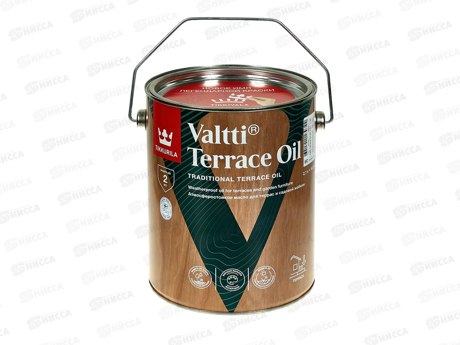 Масло для террас Valtti Terrace Oil EC 2,7л *1/6