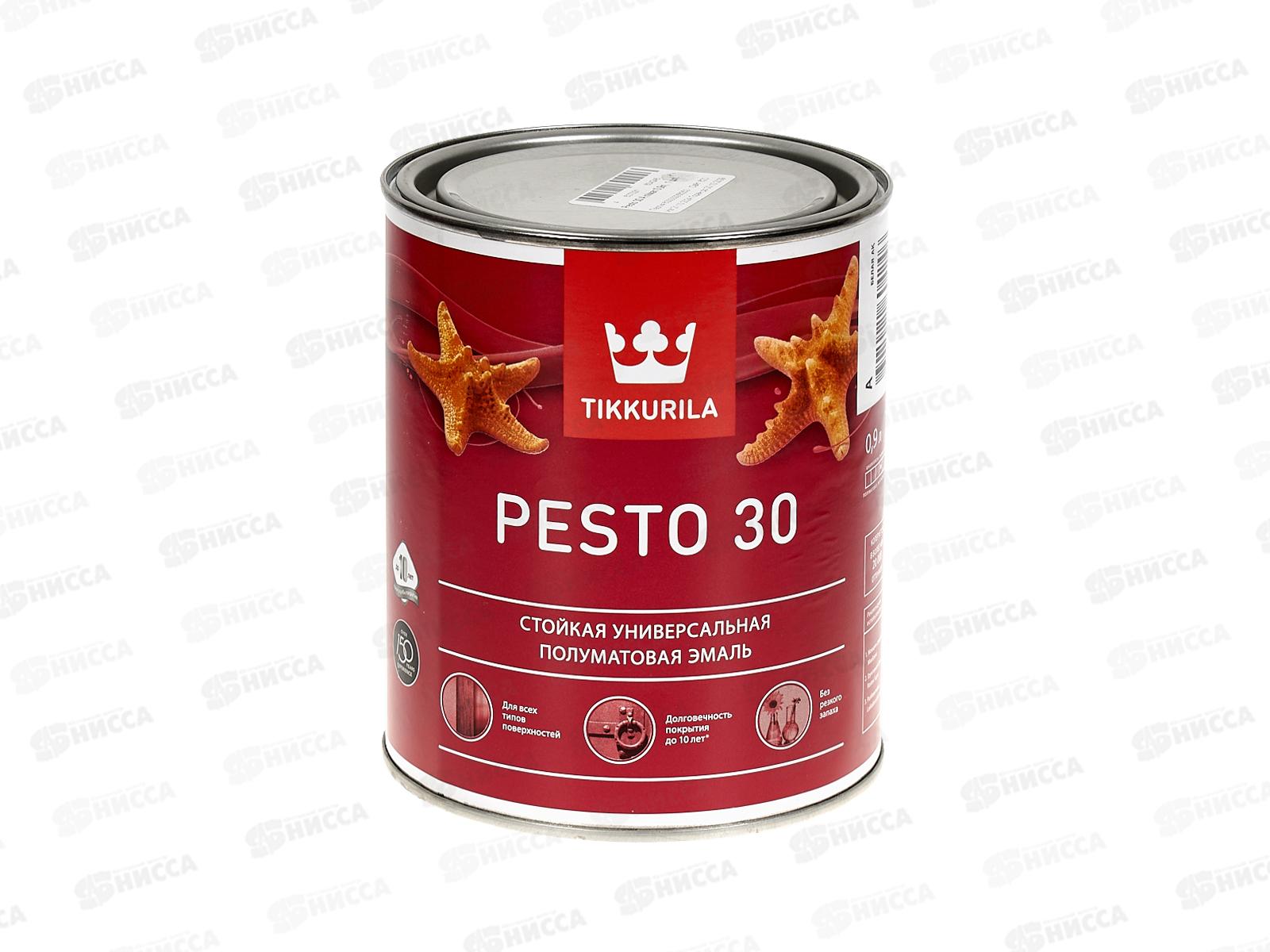 Эмаль Pesto 30 A п/мат 0,9л *1/6