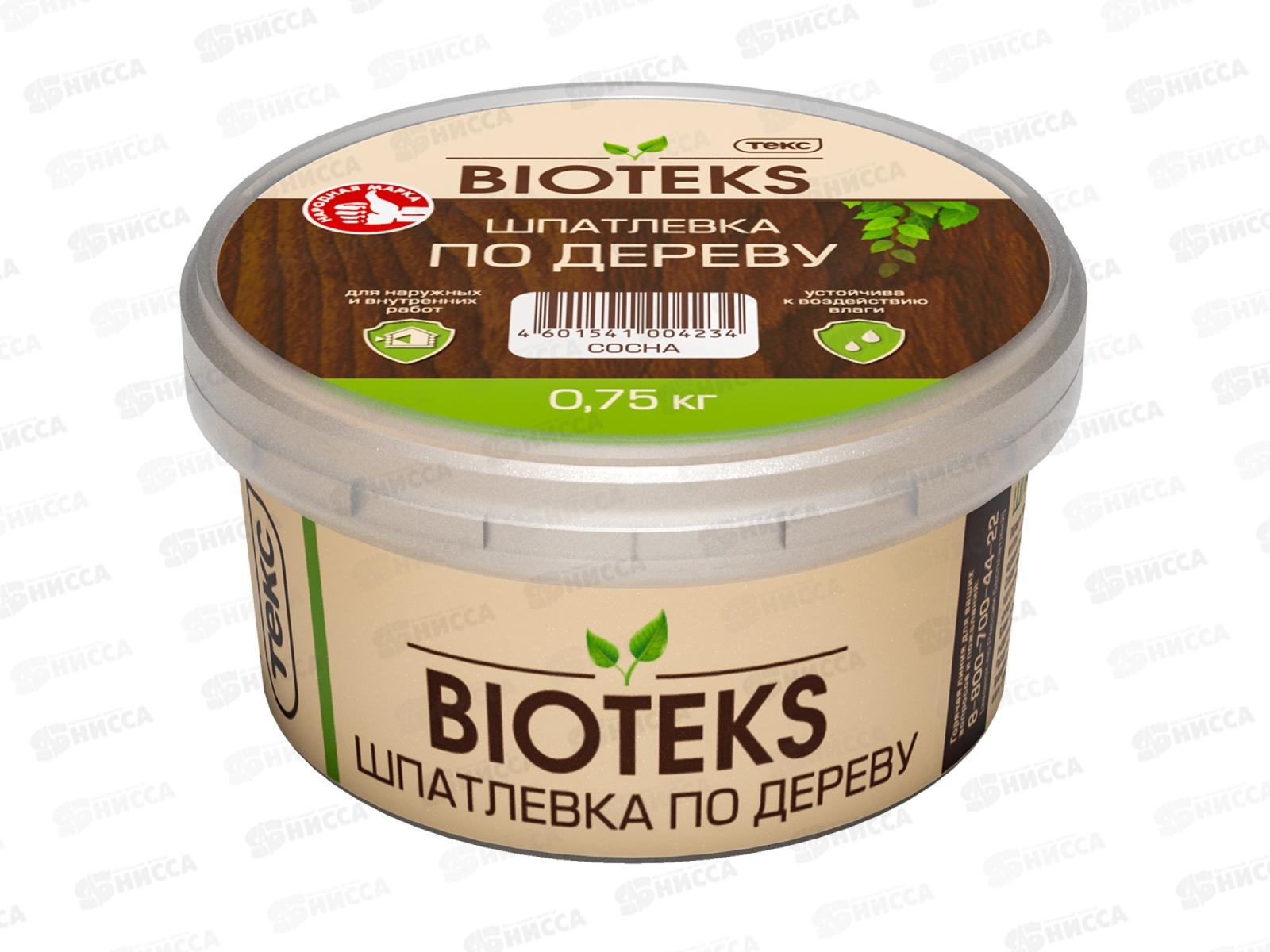 Шпатлевка по Дереву Bioteks Профи сосна 0,75кг *1/16