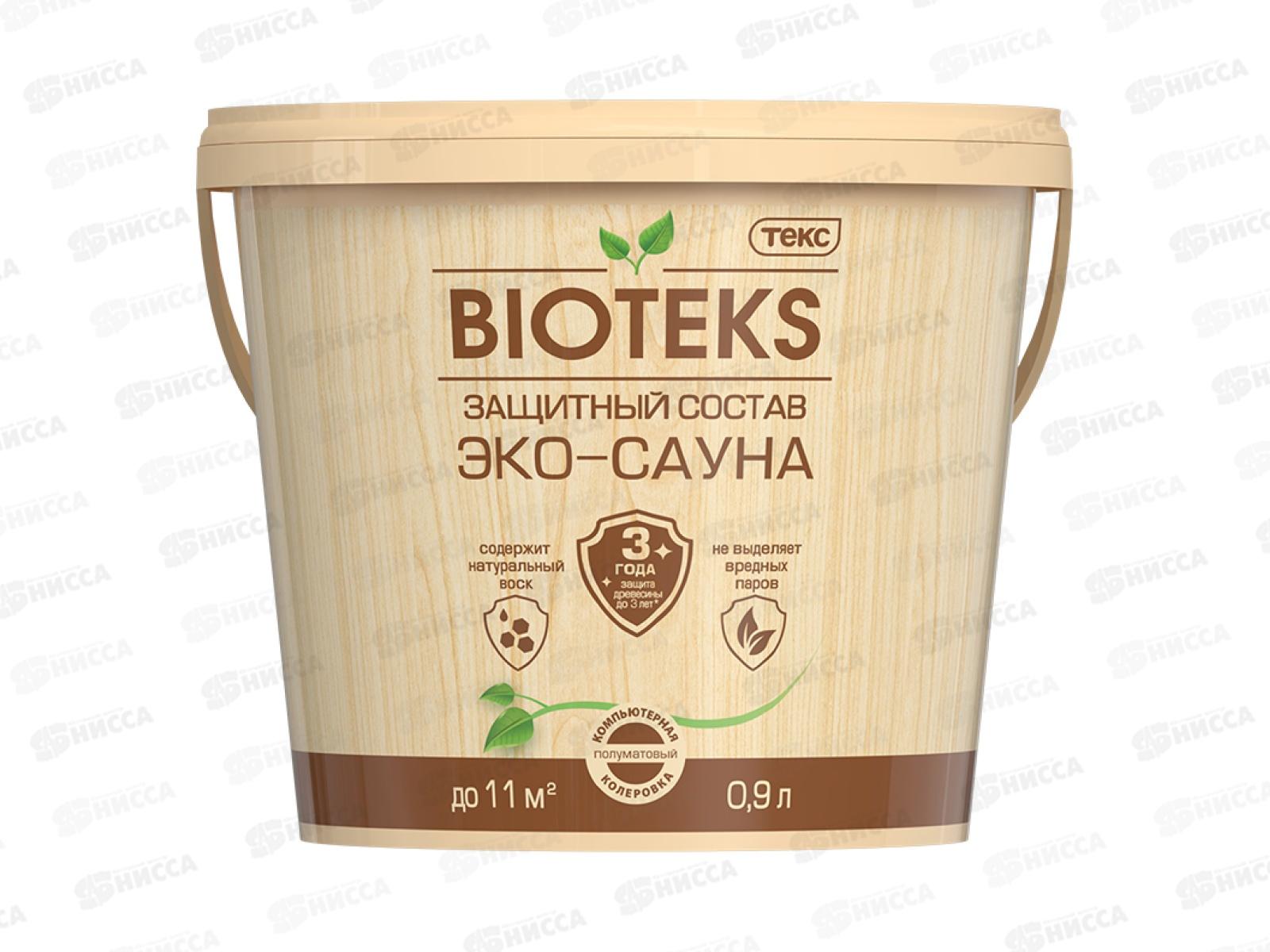 Защитный состав Эко-Сауна Bioteks AD п/мат 0,9л