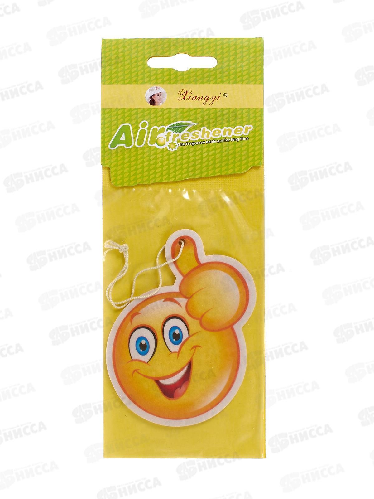 Ароматизатор для авто DVL картон подвесной МИКС желтый GT *500