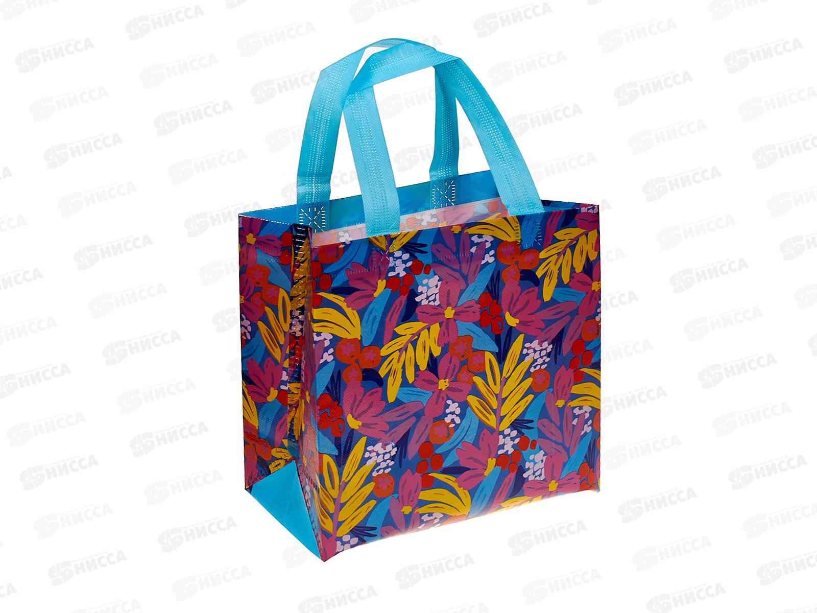 Пакет подар. неткан. материал Mazari Мрамор 22*23*11см М-8249