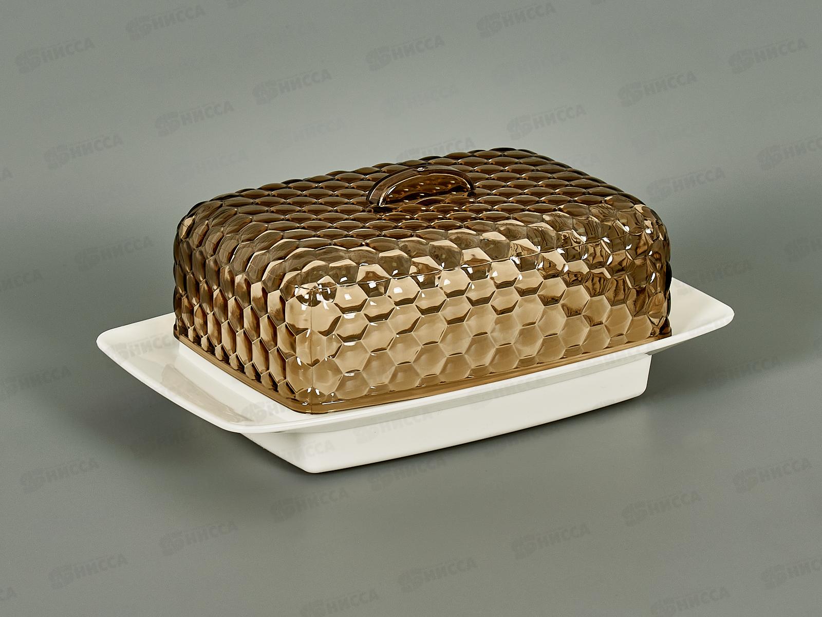 Масленка &quotМозаика&quot бело-тонированный М5569 *28