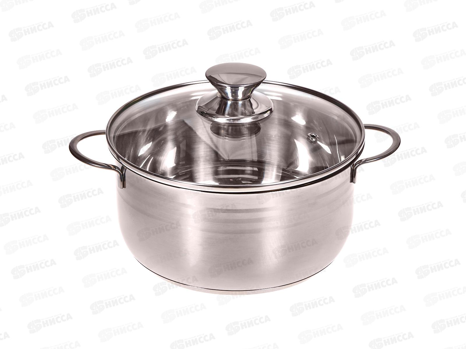 Кастрюля со стеклян крышкой Linea Bimbo vitro 3,0л 93-BIMv-07