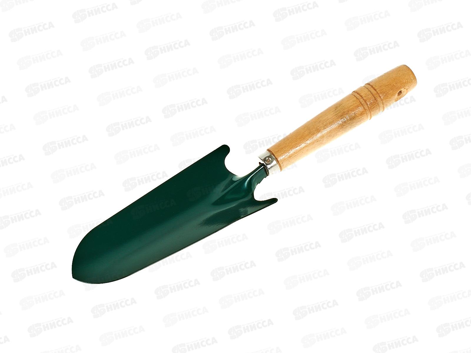 Совок узкий деревянная ручка J83-16