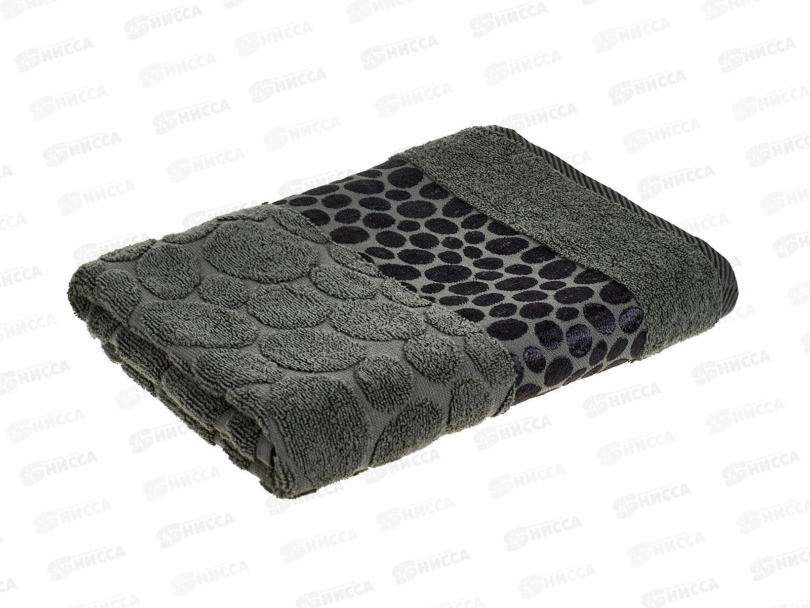 Полотенце махровое 70*130 LuxoR Коаст темно-серый