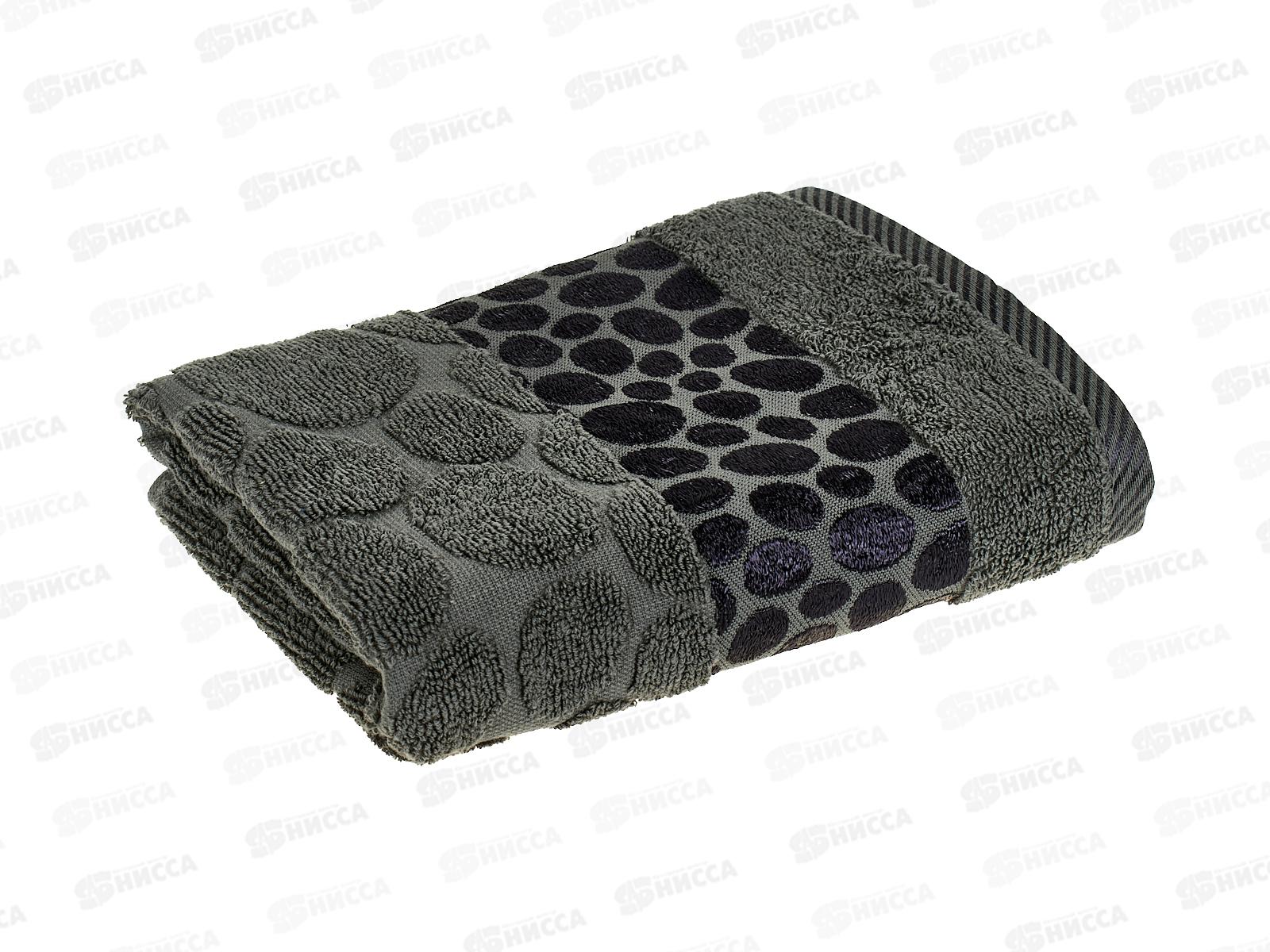 Полотенце махровое 50*90 LuxoR Коаст темно-серый