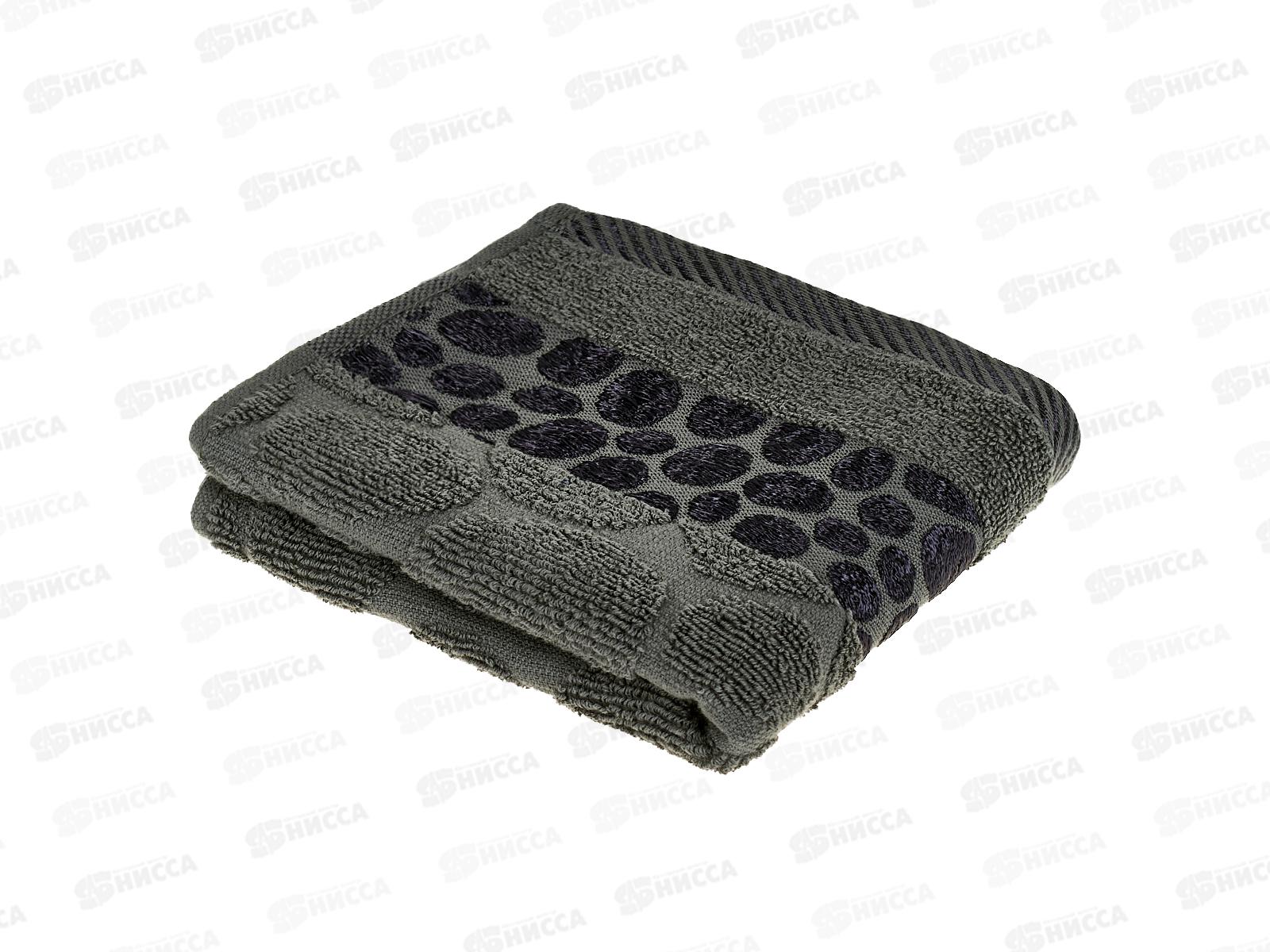 Полотенце махровое 30*60 LuxoR Коаст темно-серый