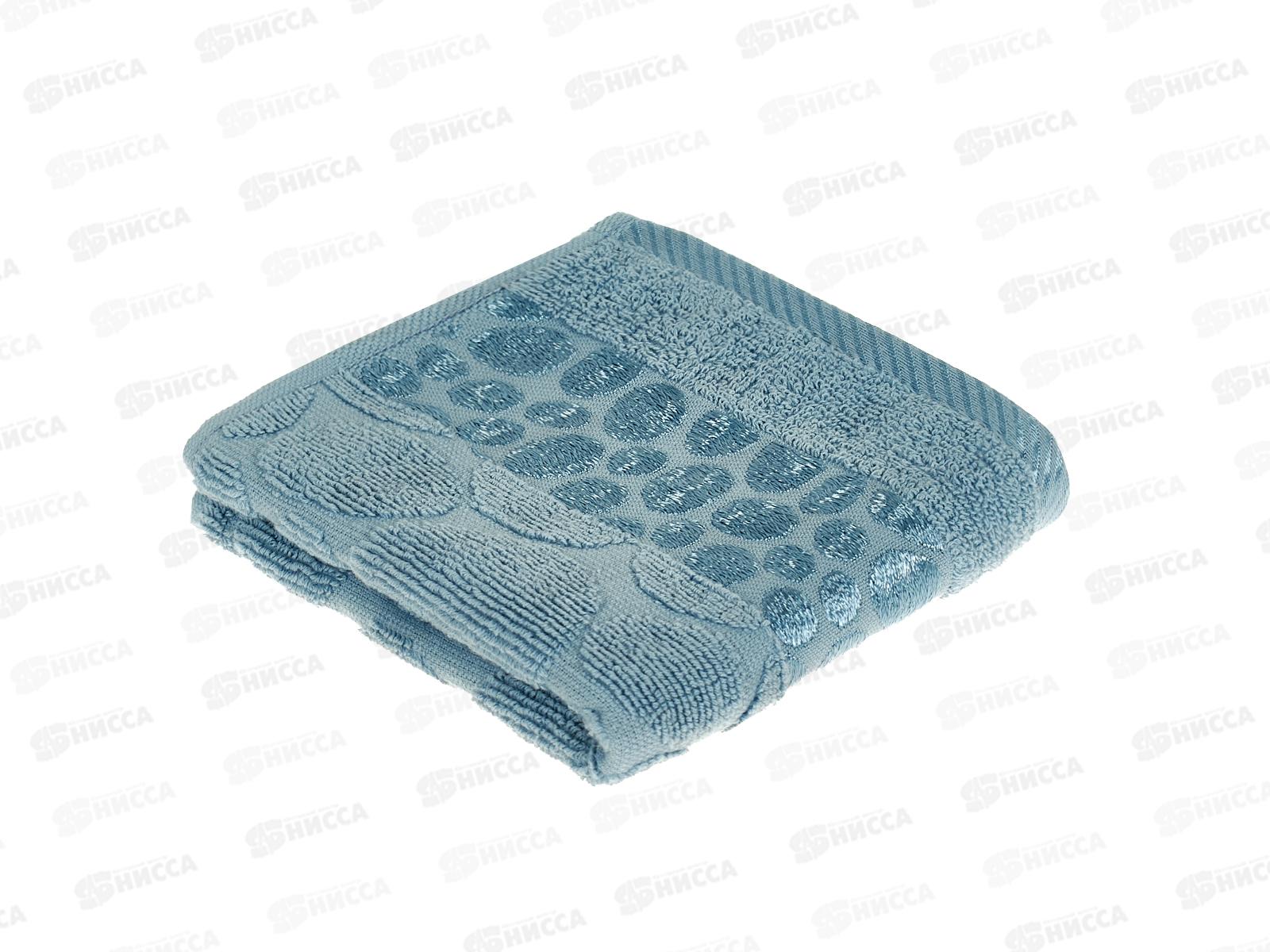 Полотенце махровое 30*60 LuxoR Коаст серо-голубой