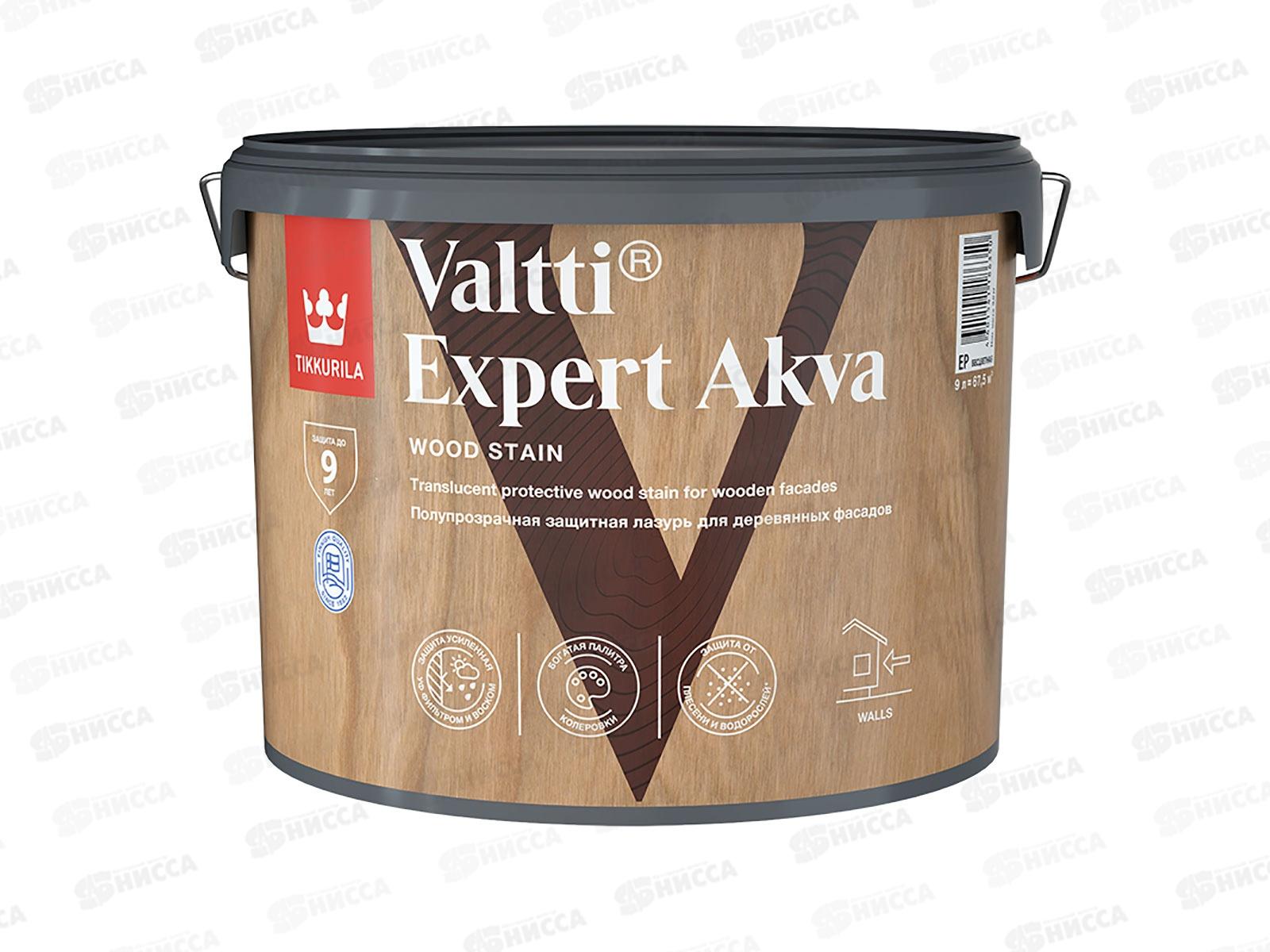 Антисептик Valtti Expert Akva сосна п/мат 9,0л