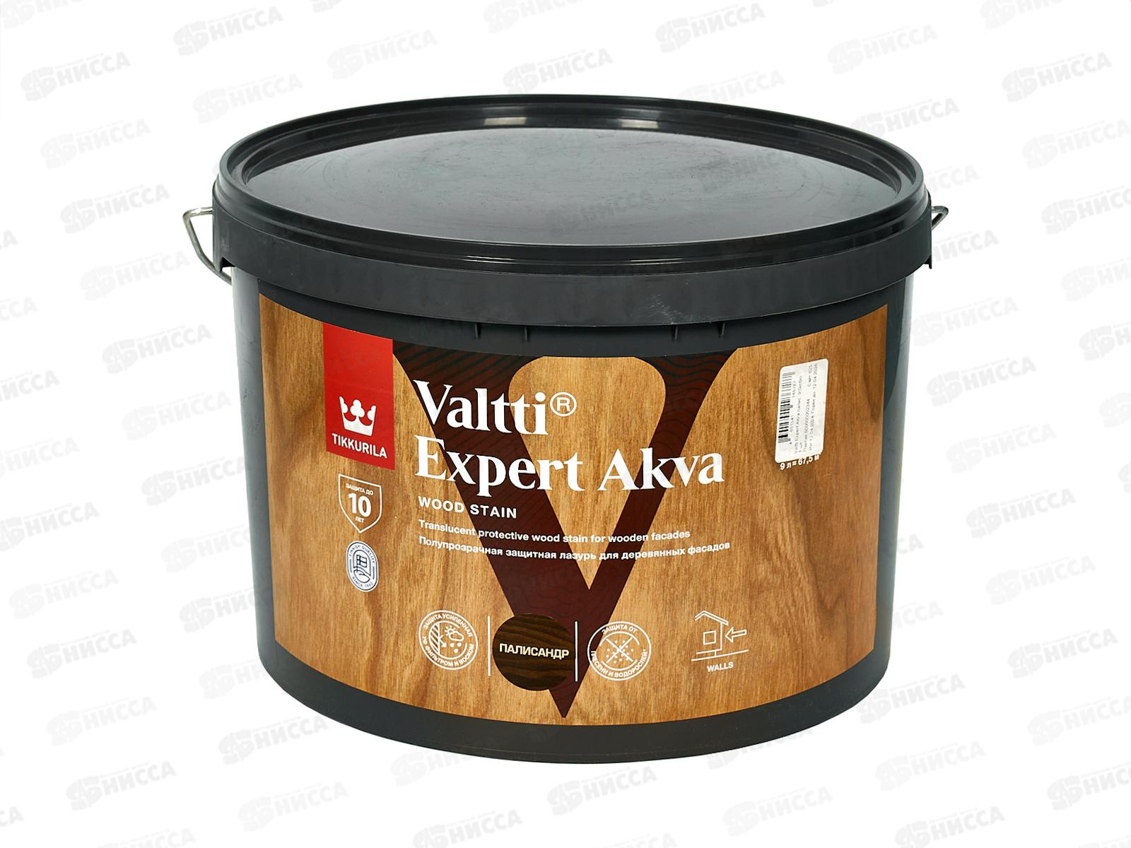 Антисептик Valtti Expert Akva палисандр п/мат 9,0л