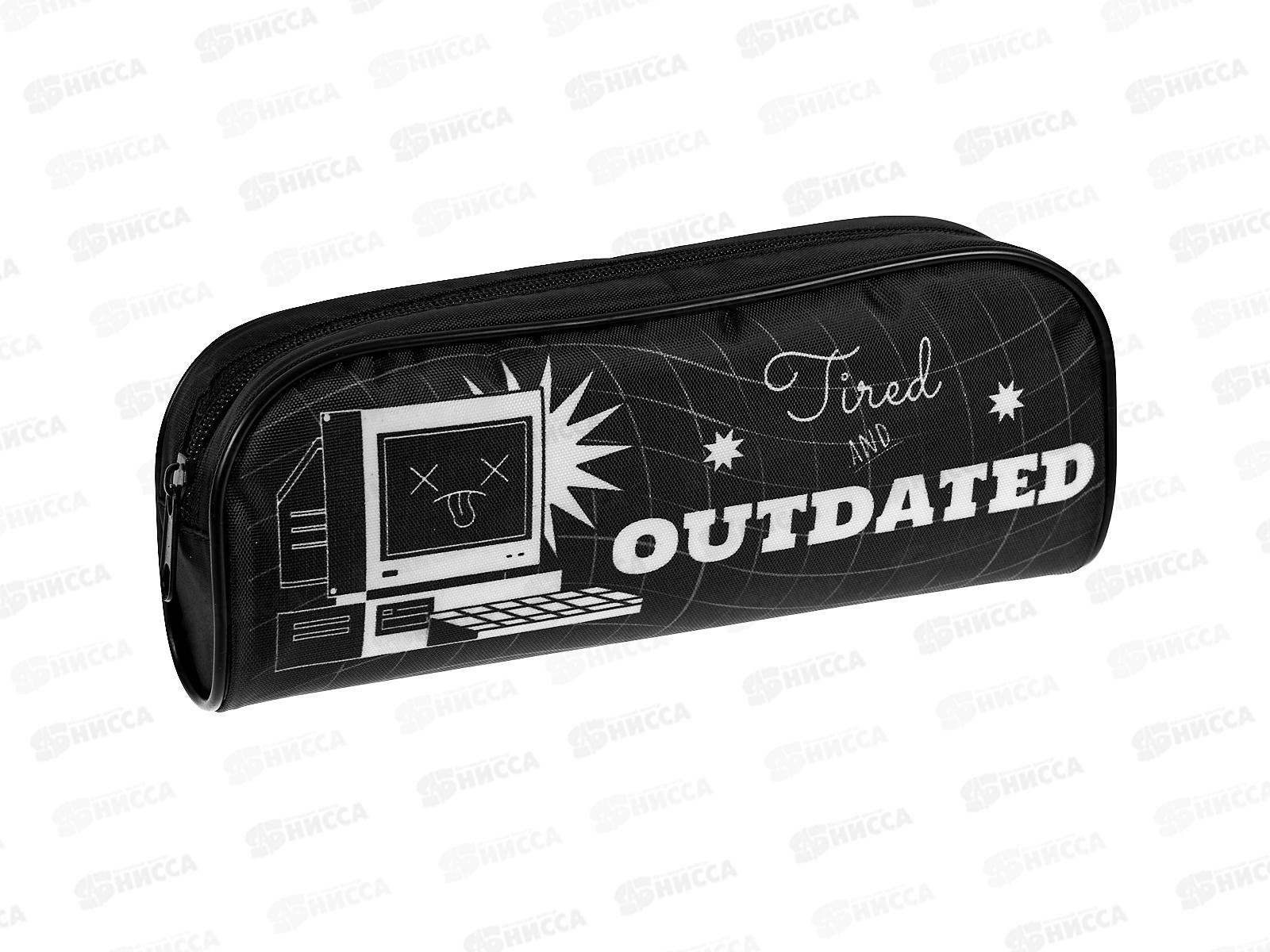 Пенал ПЧЕЛКА 1 отд, Tired 2025 ,2-х стор.печ.ткан.,200*95*40, К-14 *24