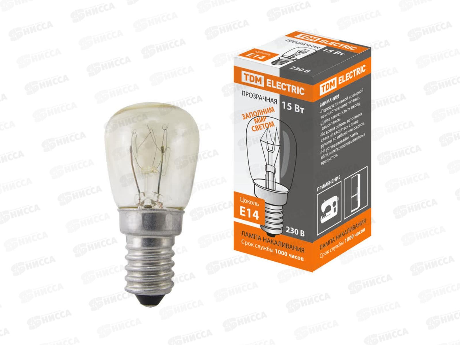 Электролампа  15 Вт E14 РН(ПШ)-230-15, 80Лм, в коробке, 0140 *50/1000