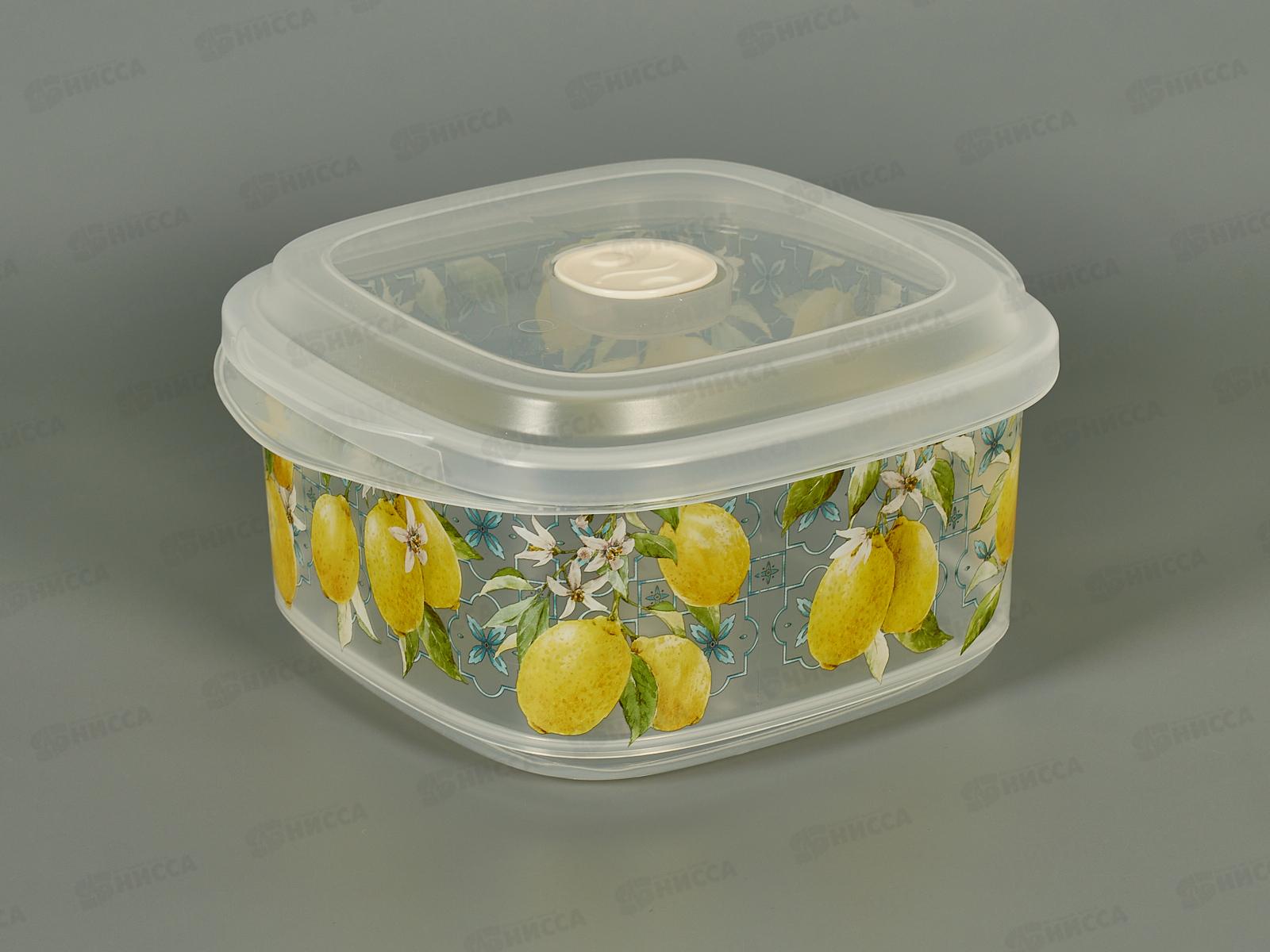 Емкость д/прод. &quotBergamo&quot 1,6л с клапаном бесц 222120025/0107 *16