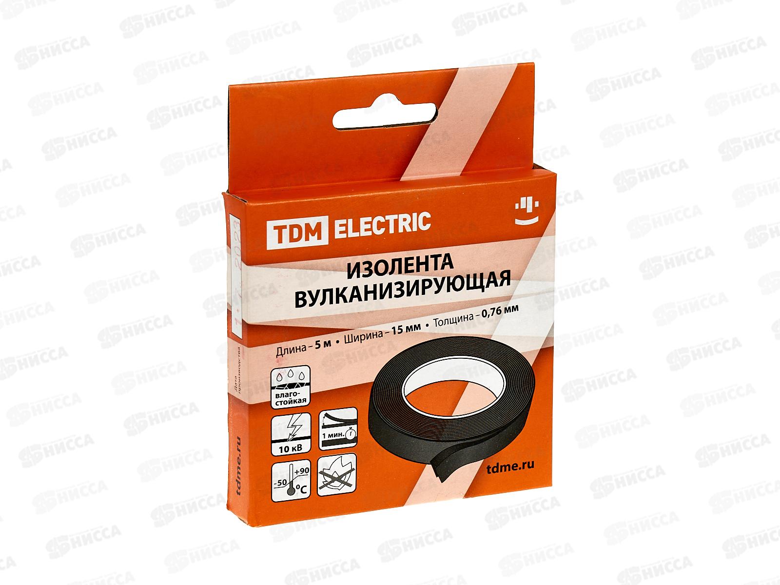 Изолента вулканизирующая TDM 15мм  5м, до 10кВт, 0603 *160