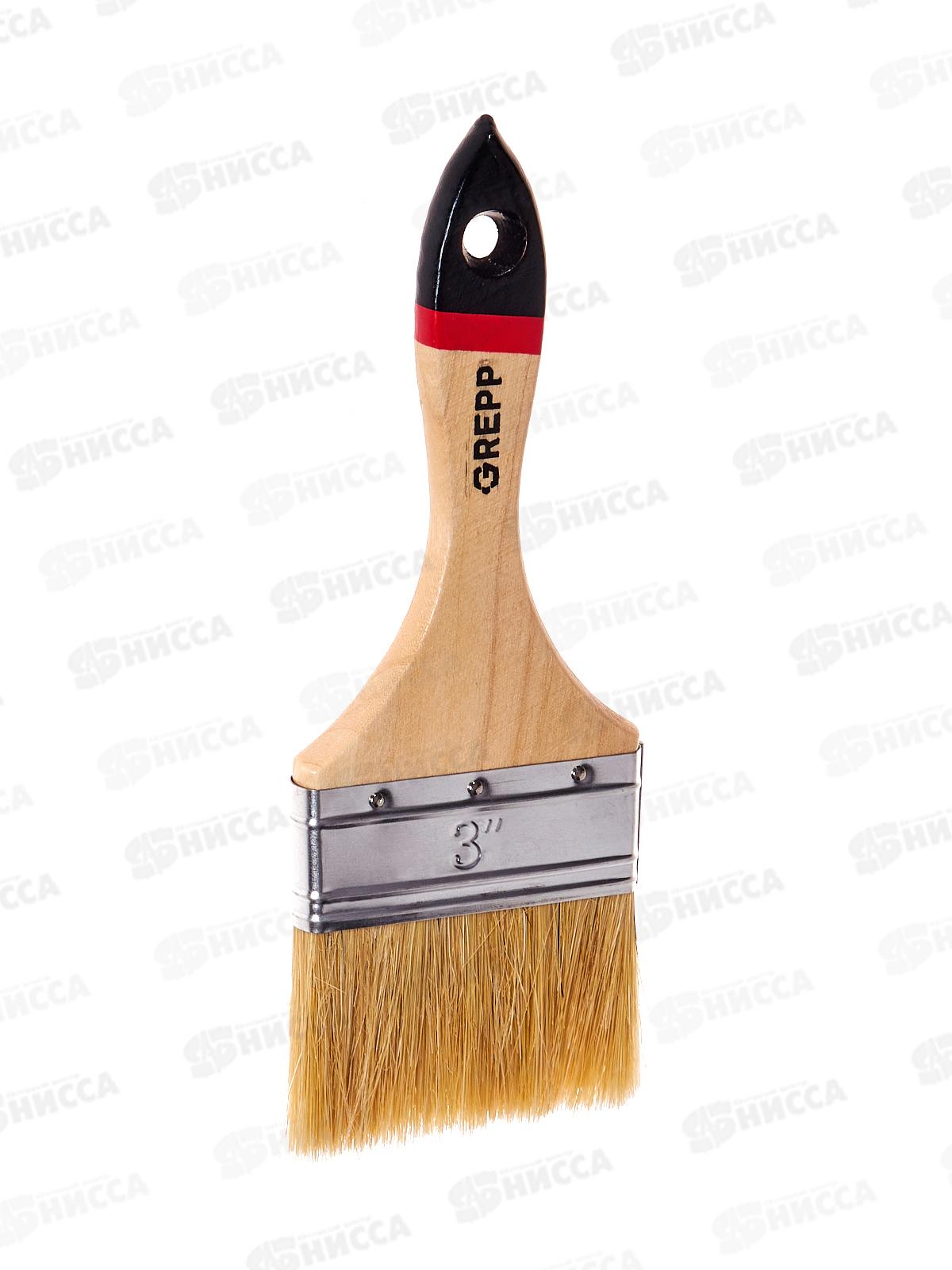 Кисть малярная 75мм дерев.ручка 200-305 *12/288