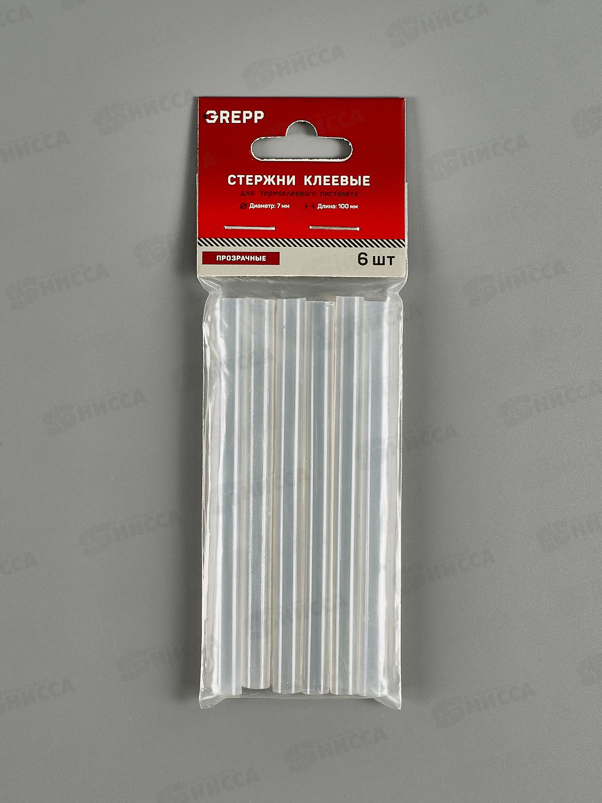 Сменные клеевые патроны 6шт d-7мм,длина 100мм 501-100