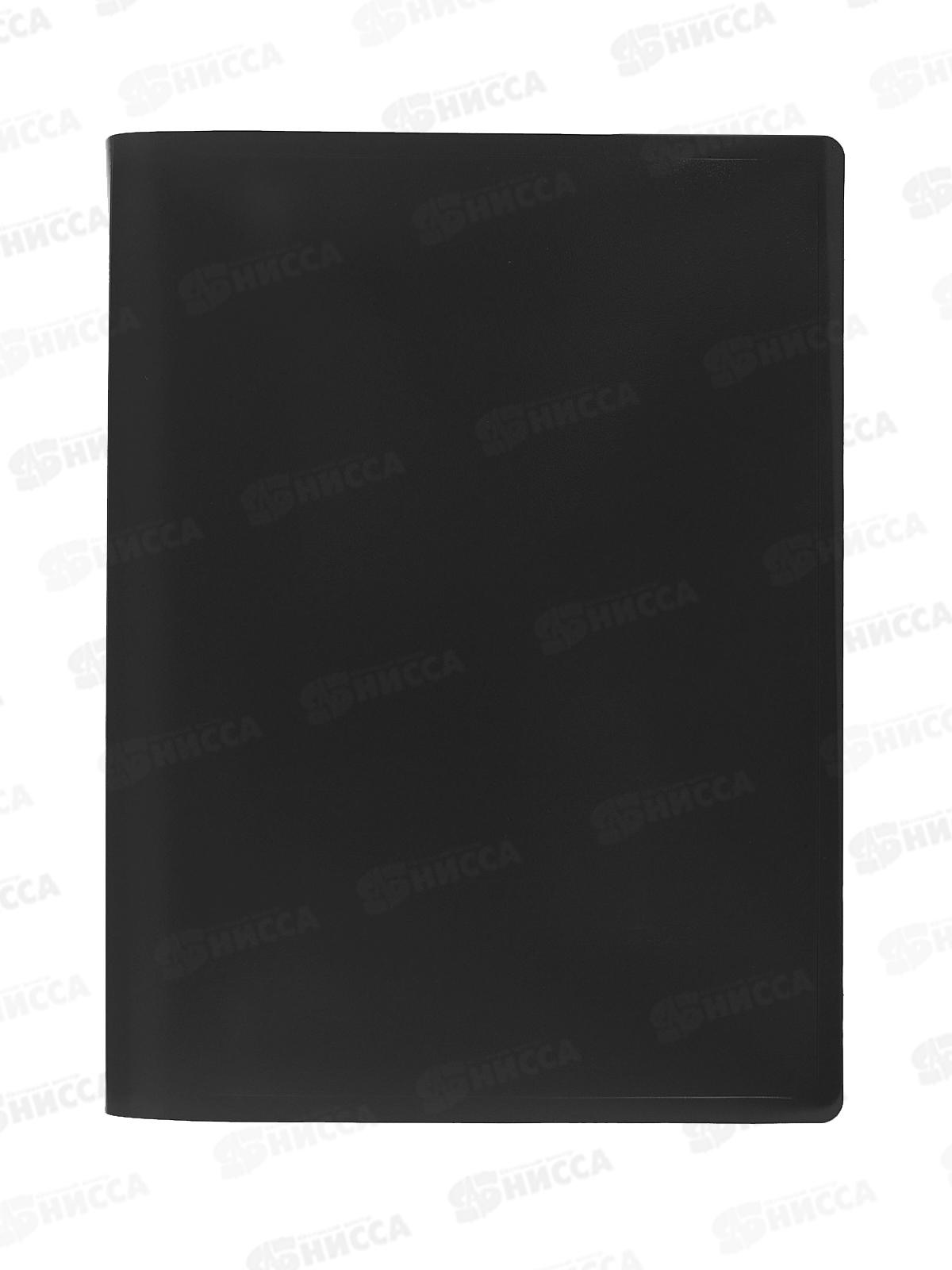 Папка с мульт.  10стр Silwerhof ECO А4 черн, 2062994 *25