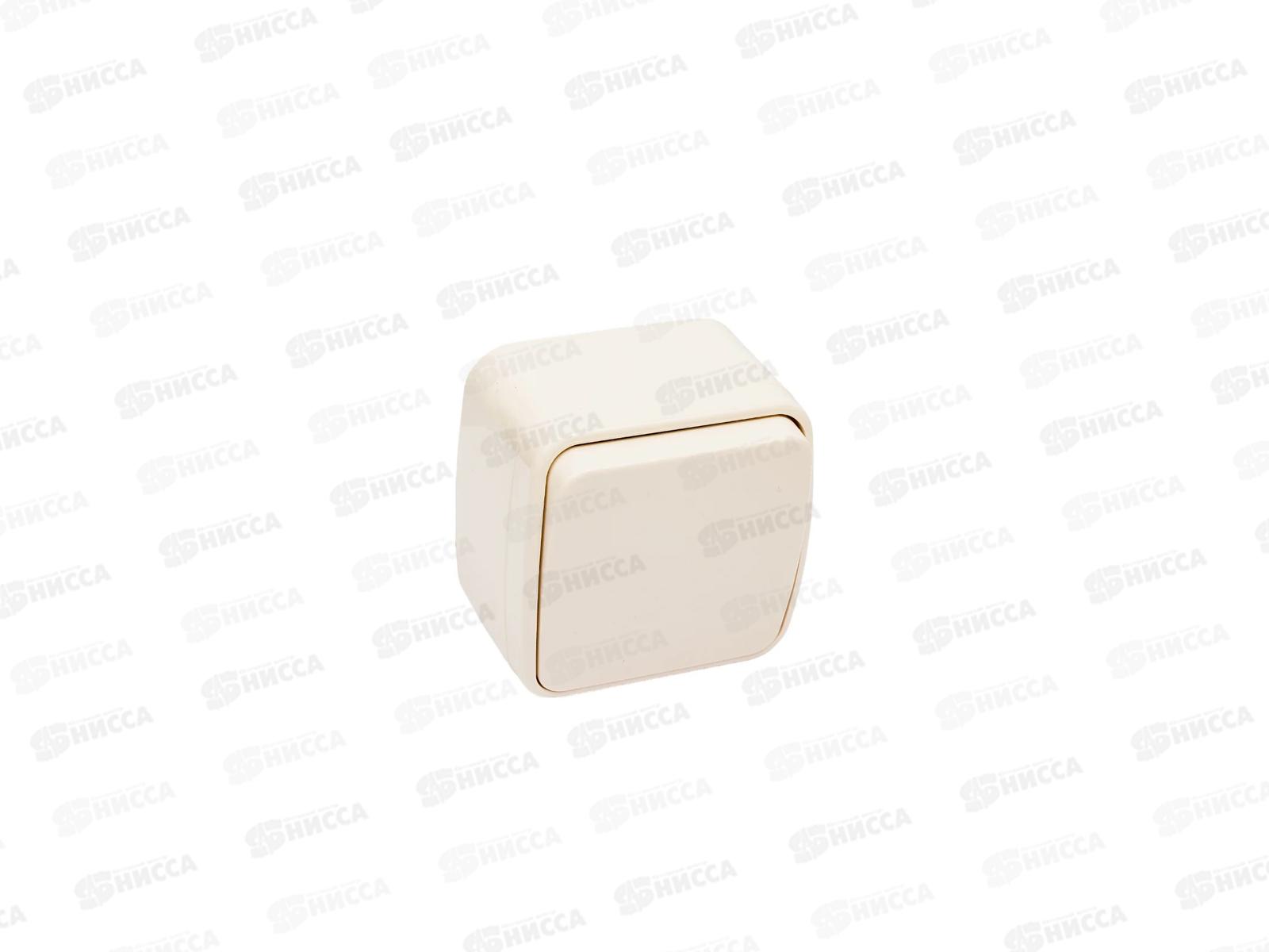 Выключатель открытой установки 1клавиша IP20 10А, сл.кость &quotДача&quot Народная, 0014 *10/100