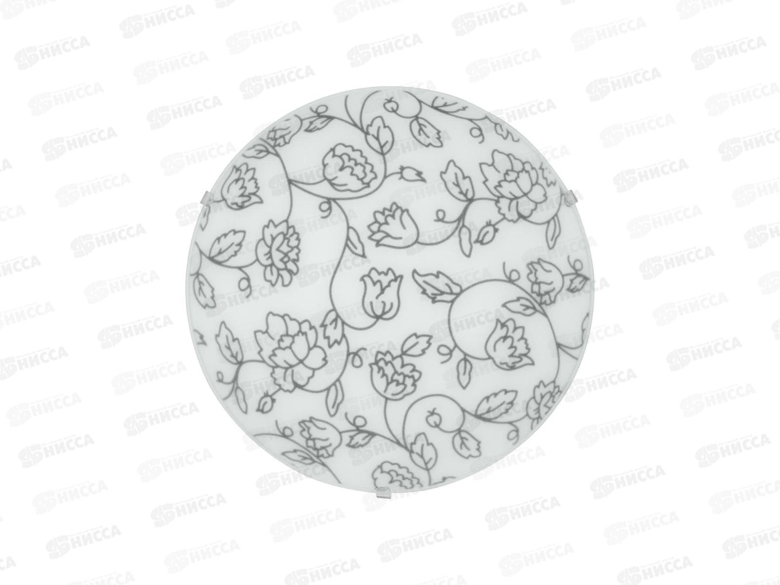 Светильник декоративный СД 1*60Вт, E27, D250мм, круг, Сатин, Народный, 0038 *24