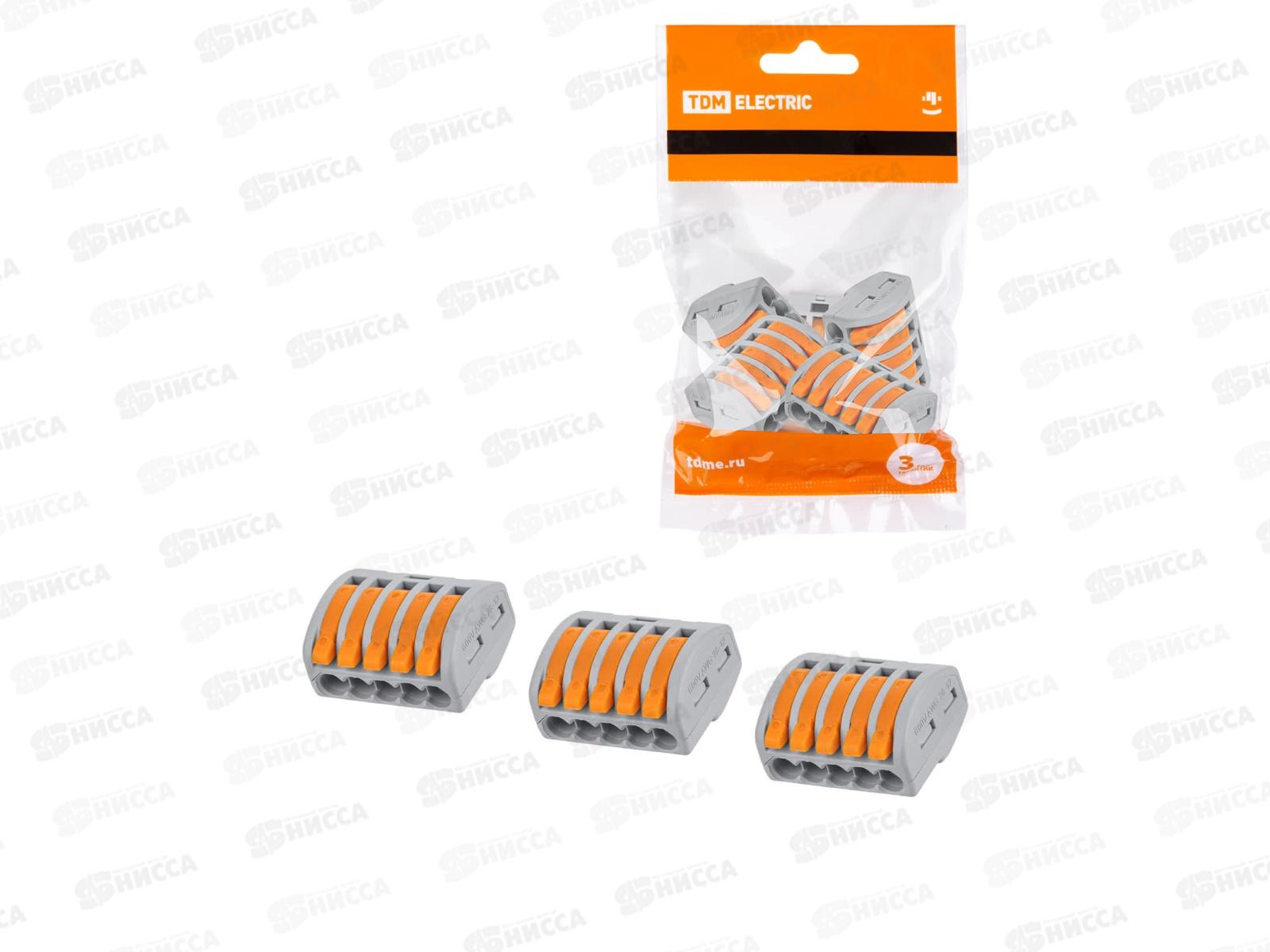 Соединительная клемма СК-415 (2,5мм2) (5шт) TDM, 0013 *20/440