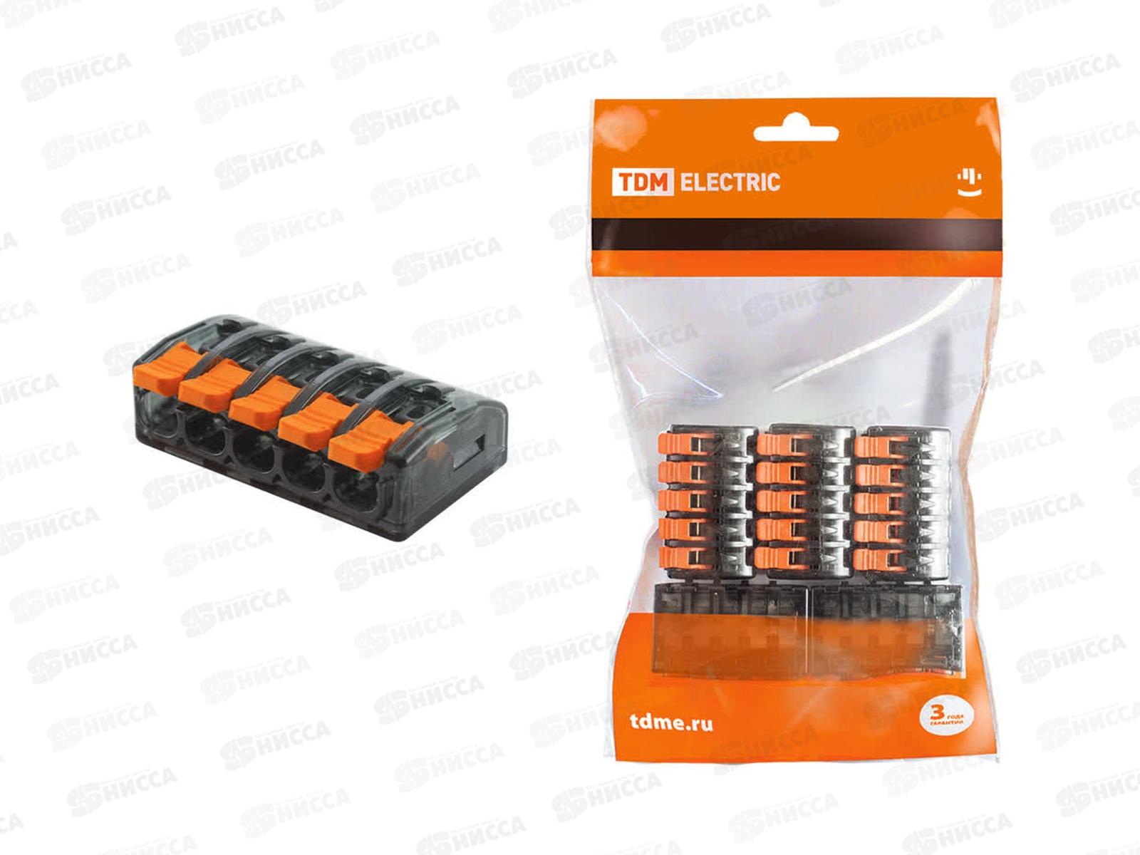 Соединительная клемма СК-615 (2,5мм2) (5шт) TDM, 0033 *10/240