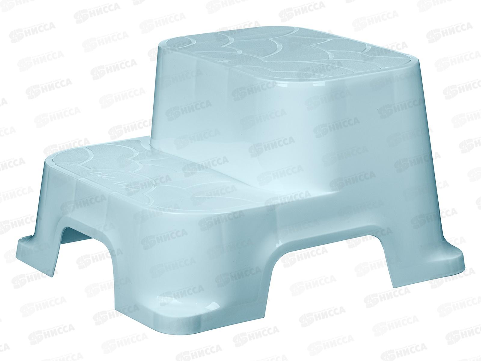 Табурет-подставка детский 34*31*20см св-голубой 221501014/02