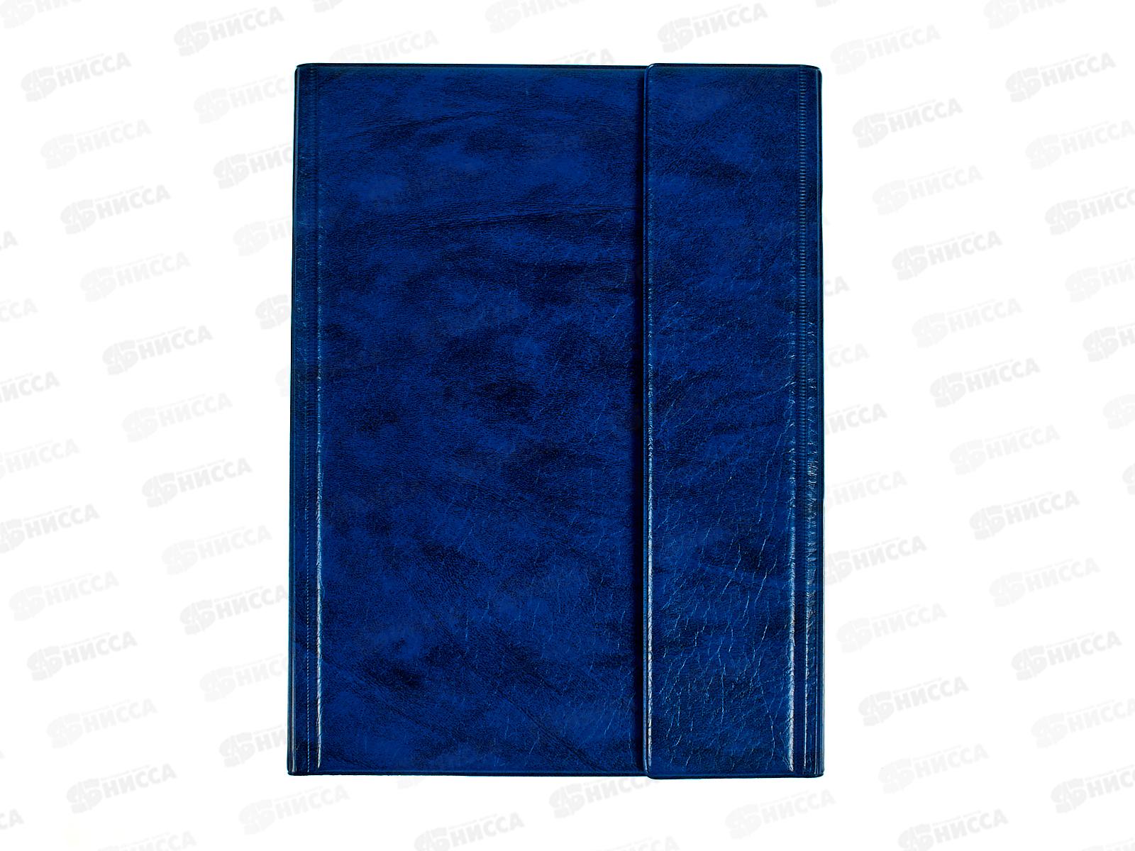 Папка с прижимом ДПС А5 синяя 2738-101 *30