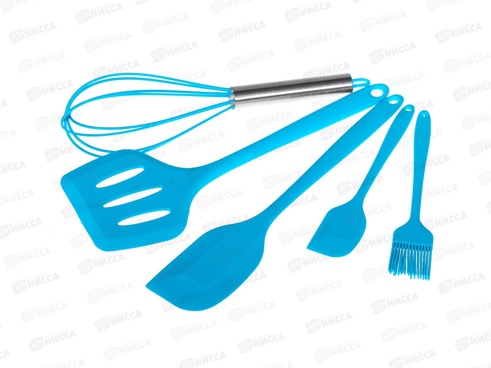 Набор кухонных принадлежностей 7288 Голубой 5пр 275995