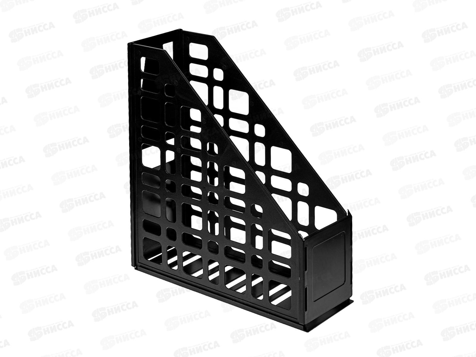 Лоток вертик. 1секц. СТАММ сборный, черный  ЛТВ-63053 *6