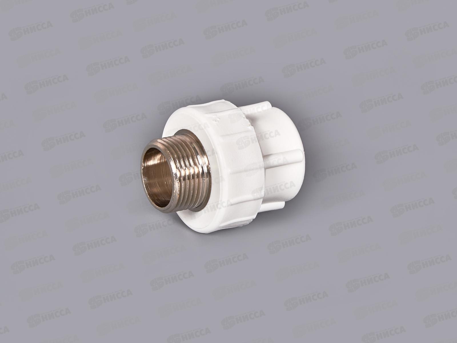 Адаптер PP-R с наружней резьбой  белый 20x3/4&quot Jakko *20/60