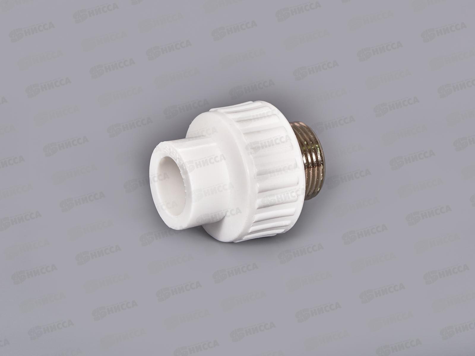 Адаптер PP-R с наружней резьбой  белый 25x1&quot Jakko *20/140