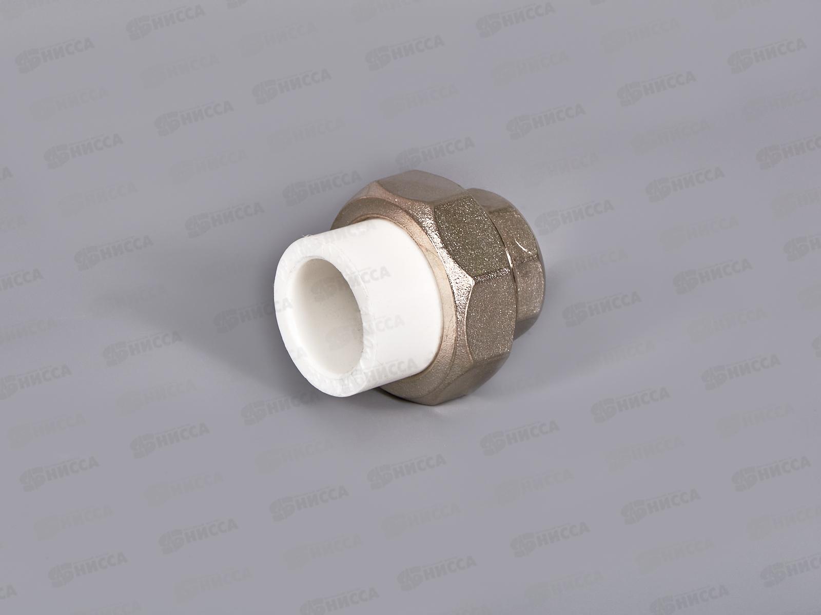 Муфта разъемная PP-R ЭКО 20*1/2&quot вн.резьба, белый, Jakko *30/150