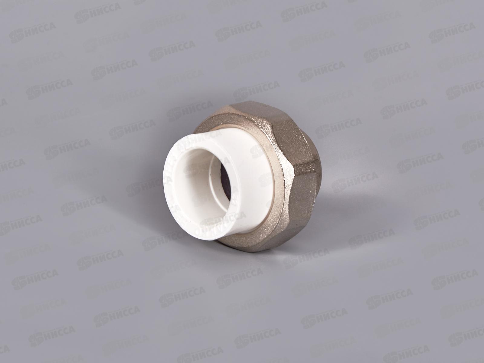 Муфта разъемная PP-R ЭКО 25*3/4&quot вн.резьба, белый, Jakko *20/80