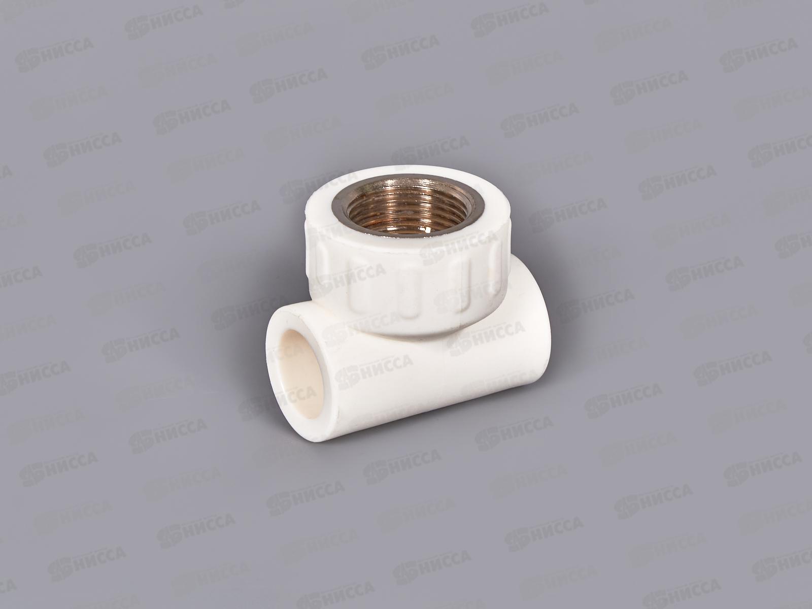 Тройник PP-R с вн.рез.  белый 20x3/4&quot Jakko *10/80