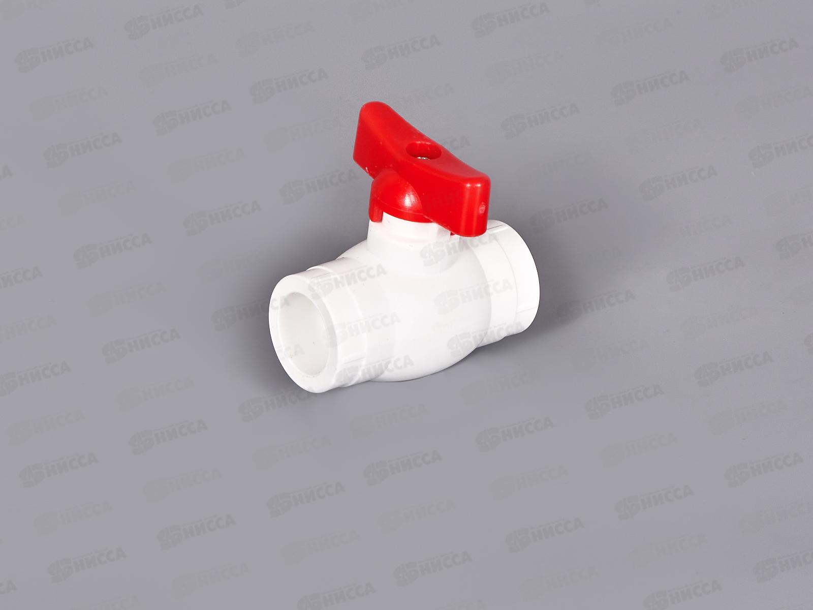 Кран шар. PP-R мини  20 белый, Jakko *10/140