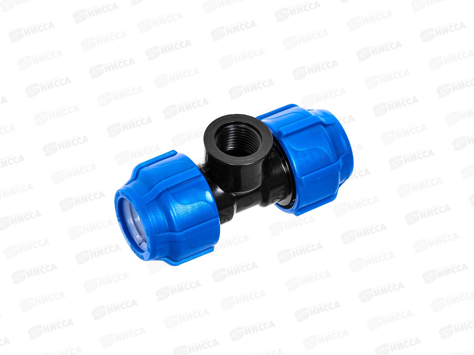 Тройник компрес. с внутренней резьбой  25x1/2" Jakko *15/240