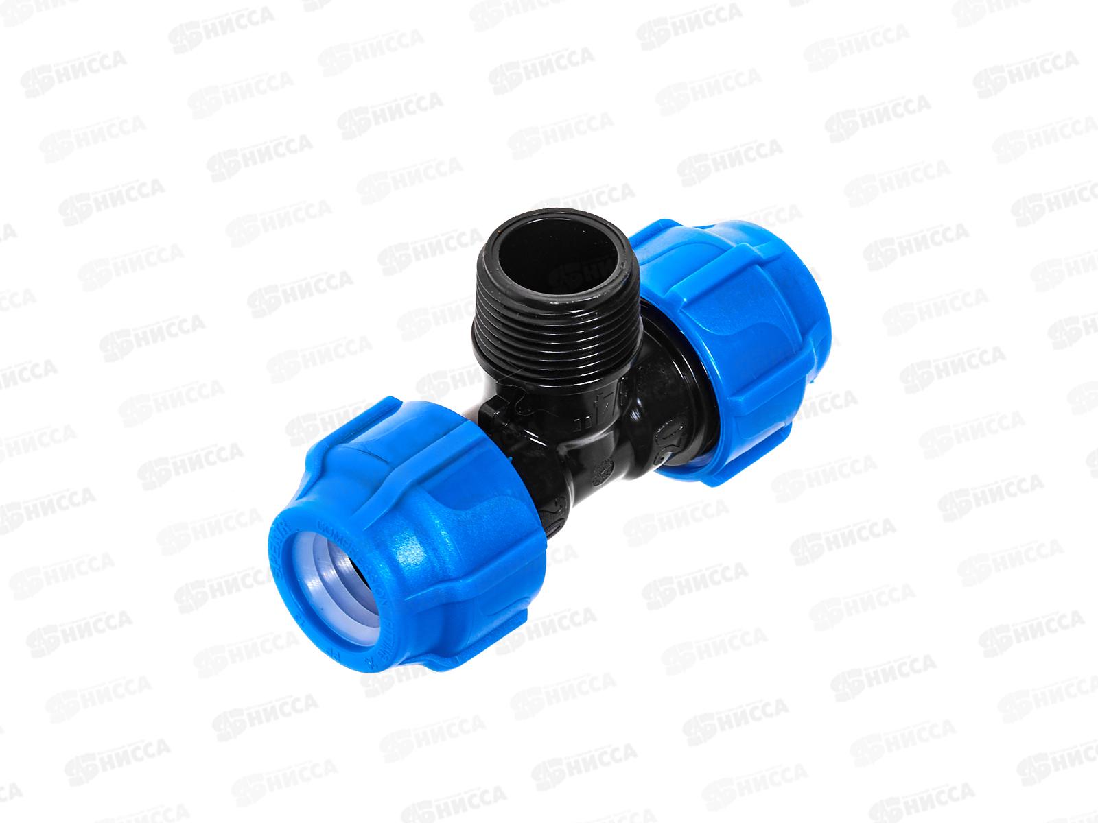 Тройник компрес. с наружней резьбой  20x3/4&quot Jakko *30/330