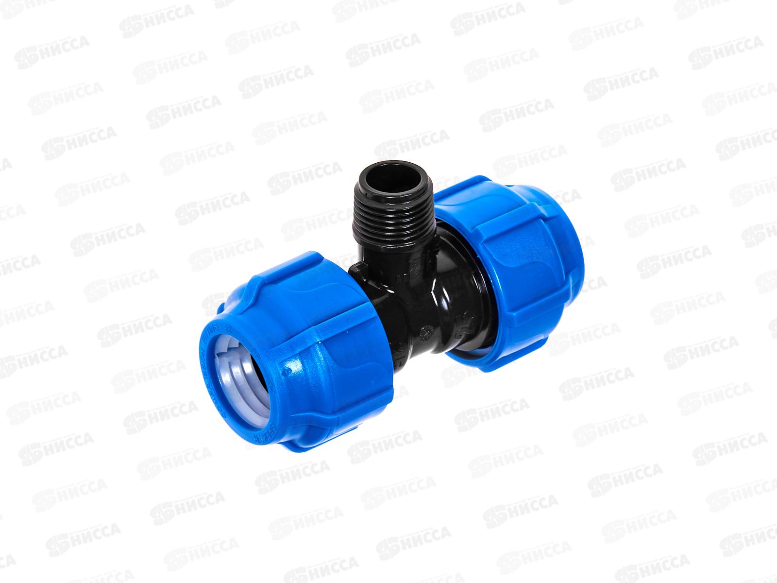 Тройник компрес. с наружней резьбой  25x1/2&quot Jakko *20/240